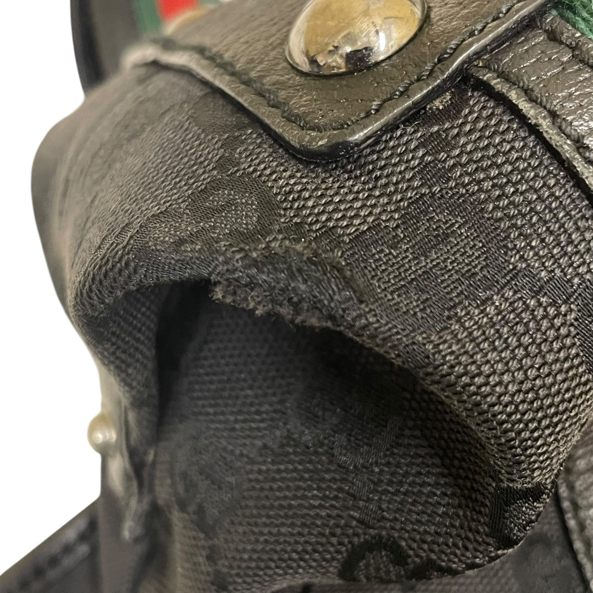 GUCCI ウェビングライン GGキャンバス トートバッグトートバッグ131186 古着・中古-7枚目のアイテム画像