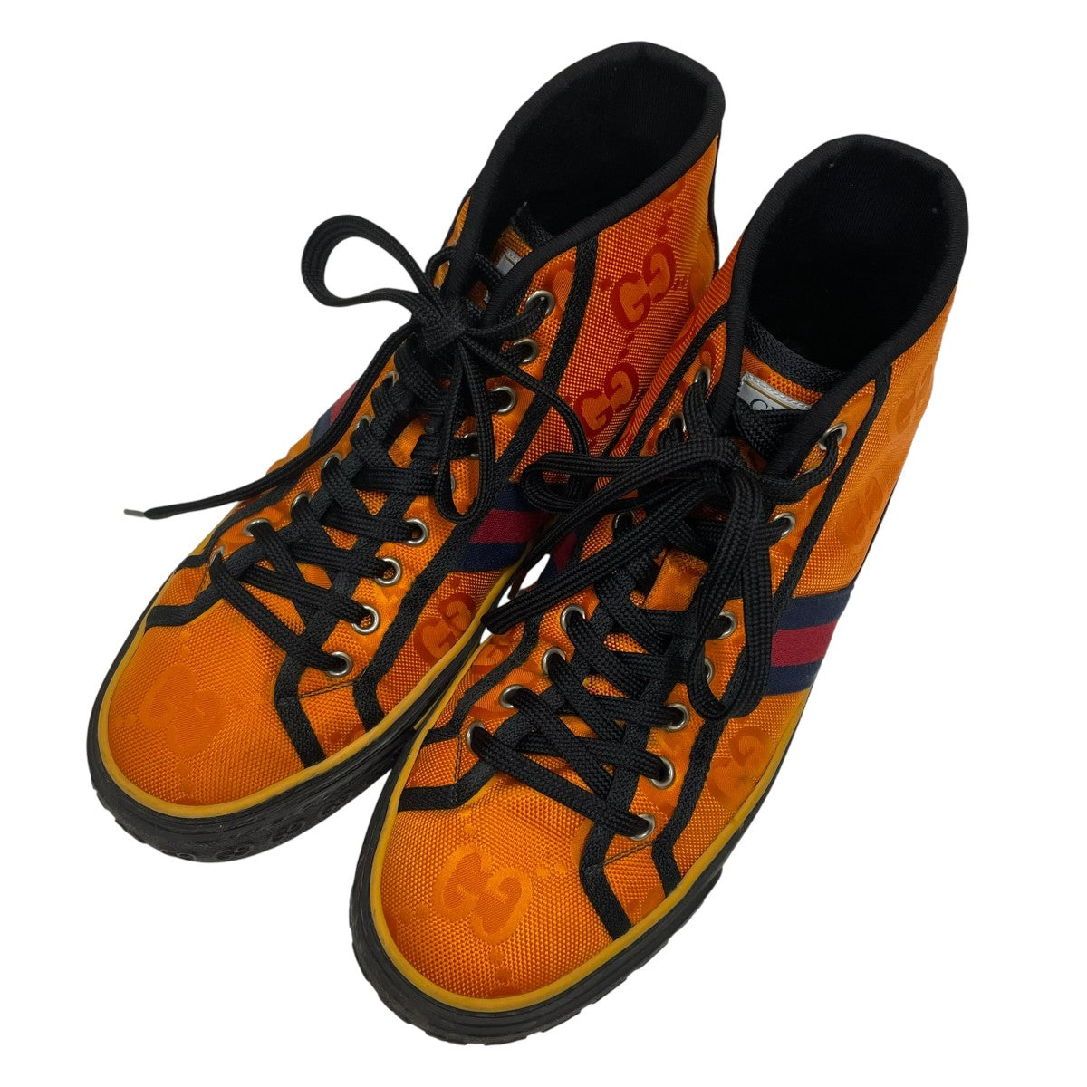 GUCCI TENNIS 1977ハイカットスニーカー 古着・中古-1枚目のアイテム画像