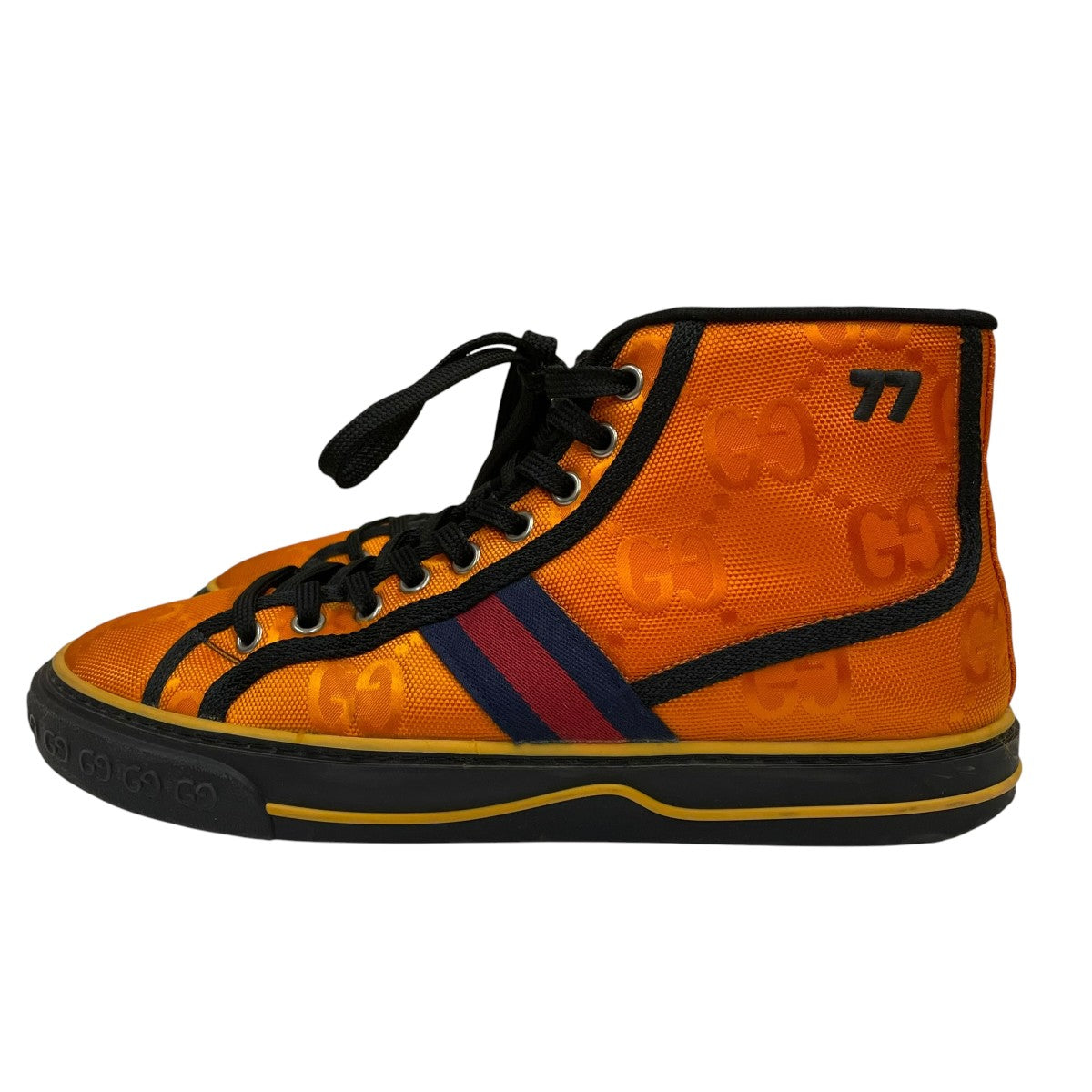 GUCCI TENNIS 1977ハイカットスニーカー 古着・中古-2枚目のアイテム画像