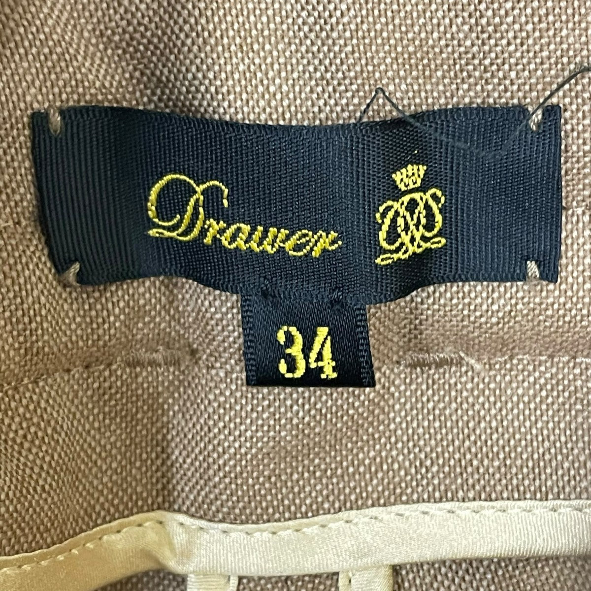 Drawer(ドゥロワー) ウールシャンブレーサロペットサロペット ベージュ