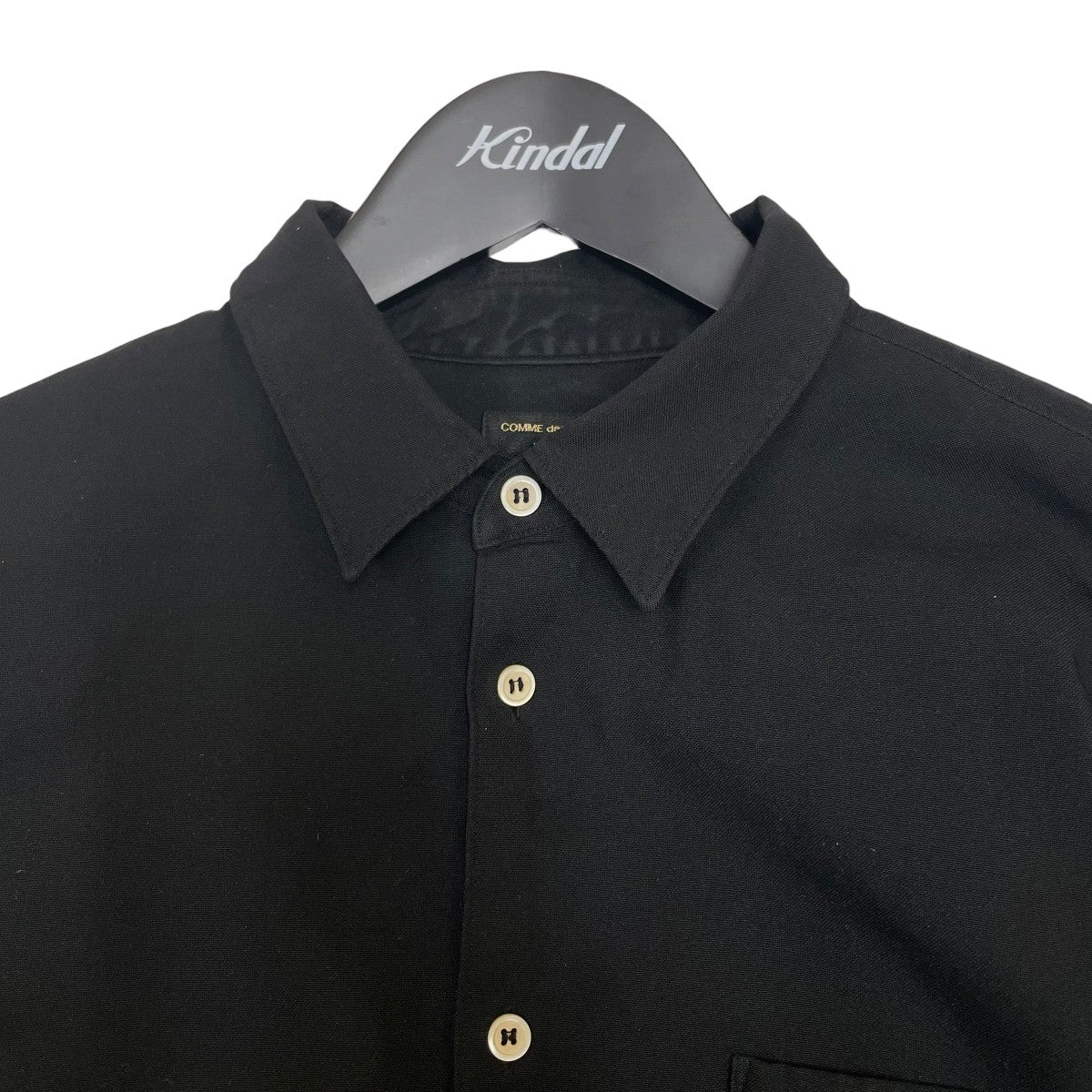 COMME des GARCONS HOMME PLUS ポリエステル縮絨 AD2019長袖シャツPC-B028 古着・中古-3枚目のアイテム画像