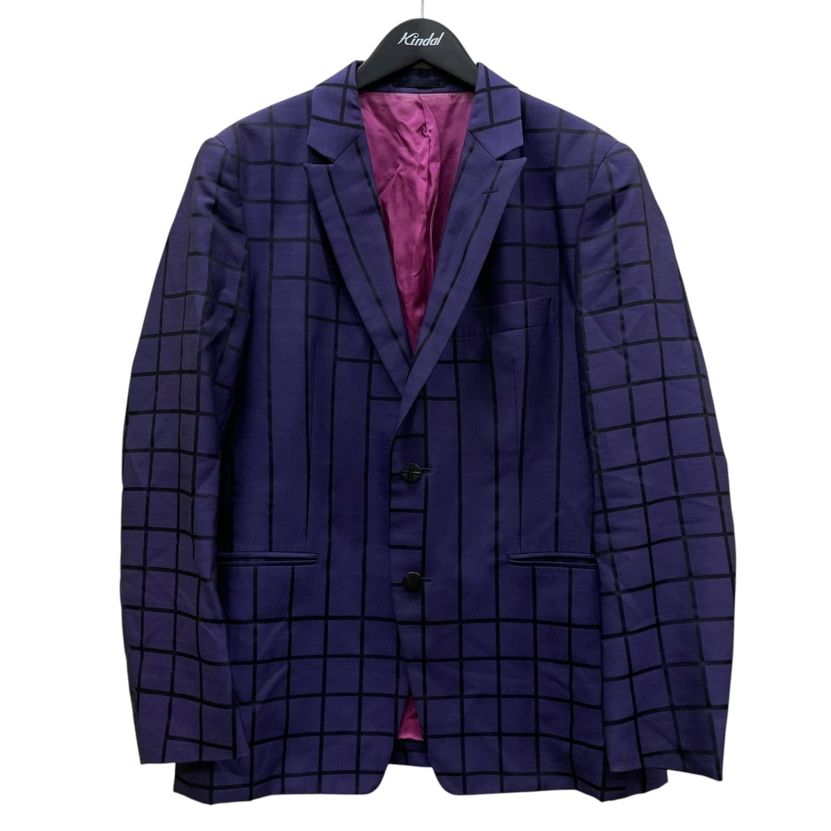15AW2B仕様 格子柄 テーラードジャケットME53FD060