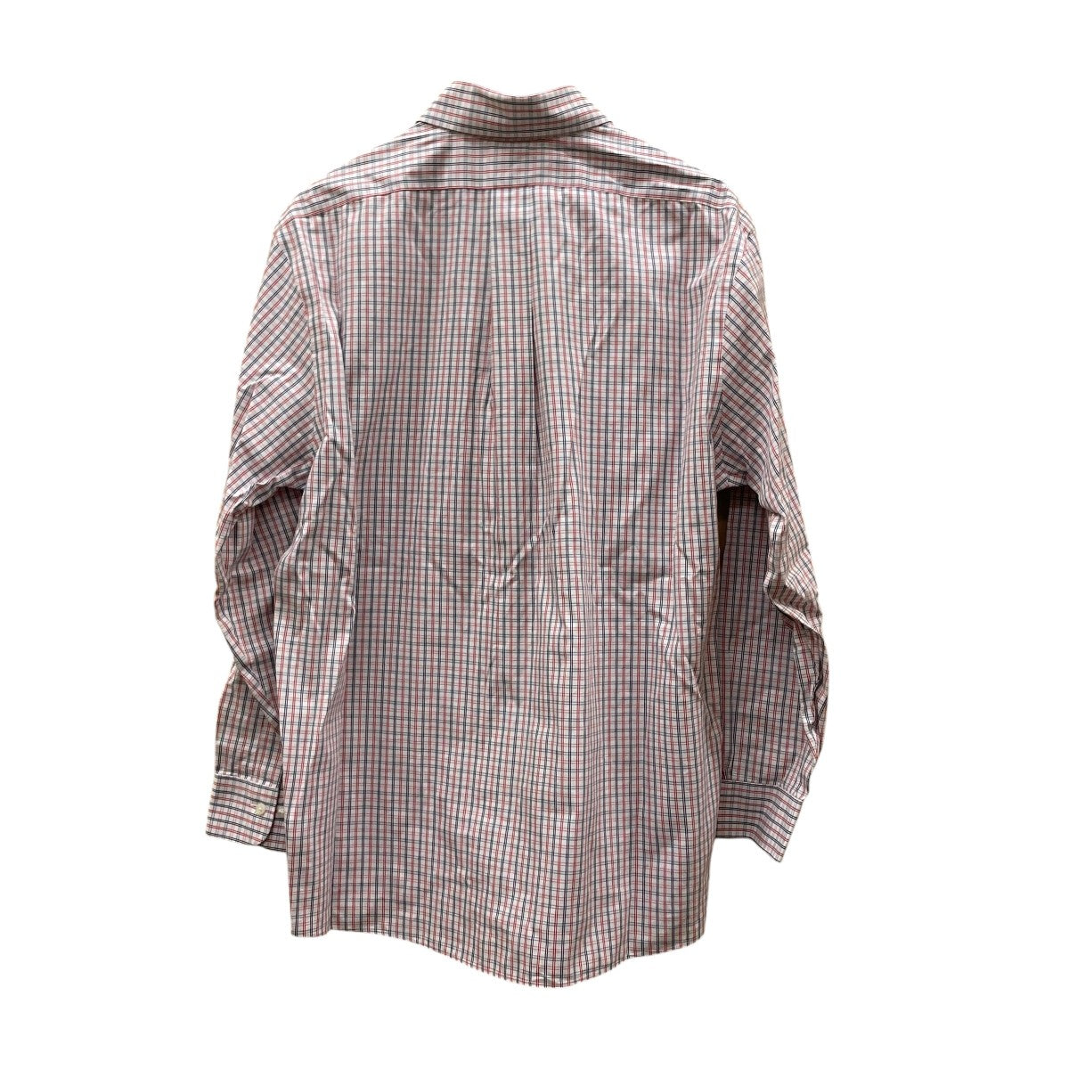 BROOKS BROTHERS コットンツイル チェック スポーツシャツボタンダウンシャツ 古着・中古-2枚目のアイテム画像