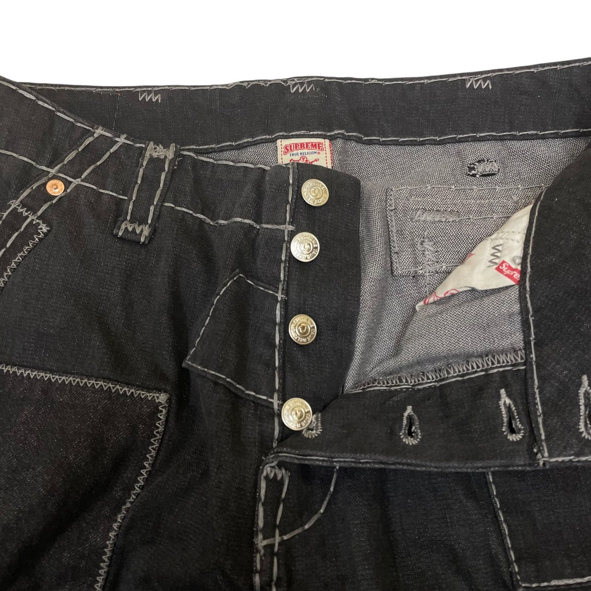 Supreme×TRUE RELIGION Patchwork Cargo Pantカーゴパンツ 古着・中古-4枚目のアイテム画像