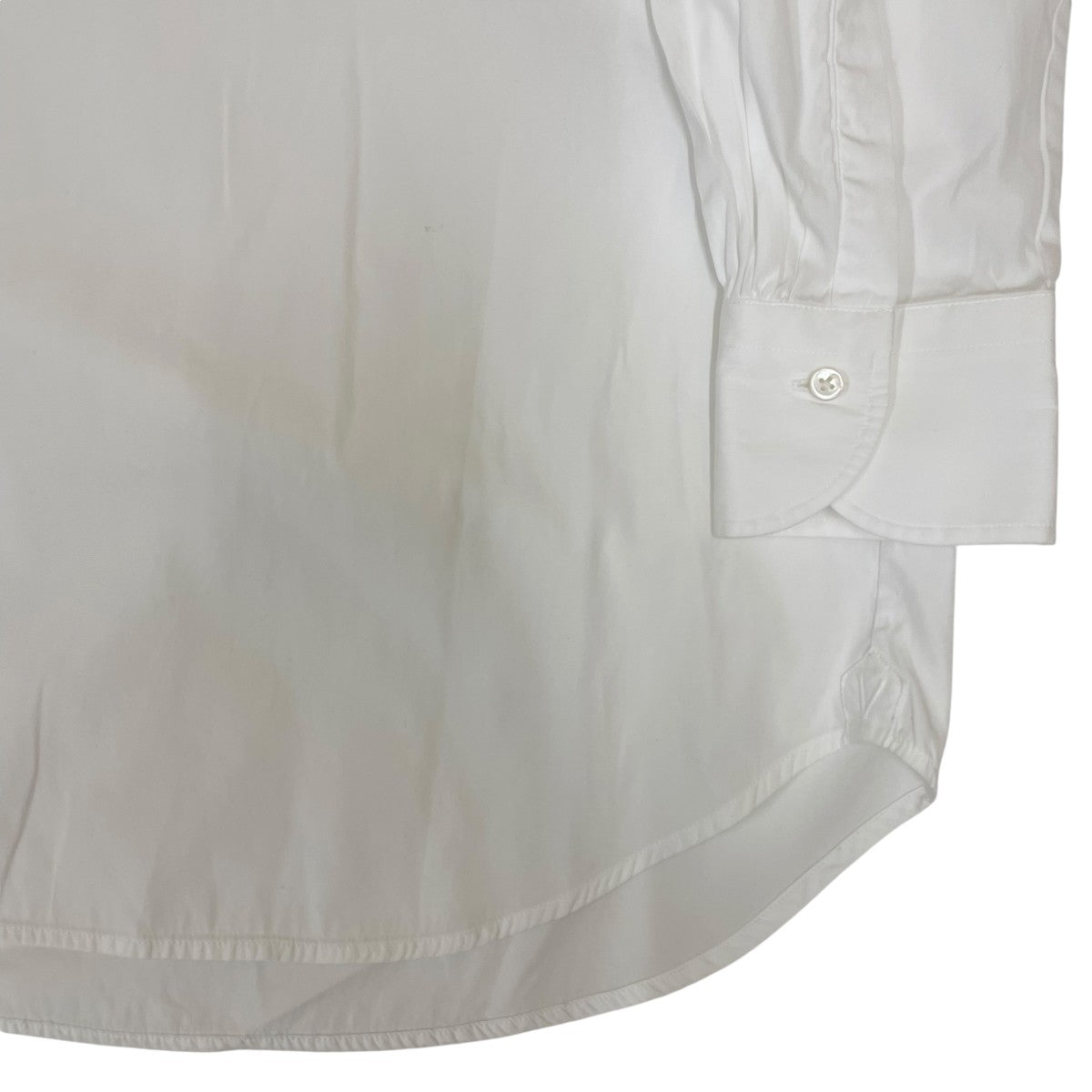 BOURRIENNE 無地 バンドカラーシャツ コットンシャツLAVISCW22M 古着・中古-4枚目のアイテム画像