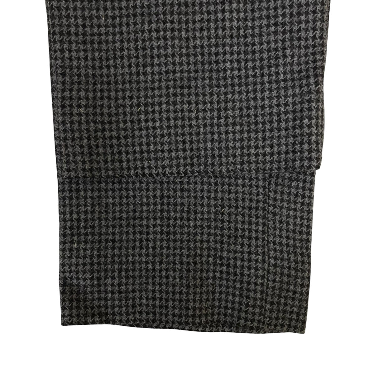 13AWLONG APRON SLIM STRAIGHT SLACKS ロングエプロン スリムストレートスラックス千鳥格子柄 ウールパンツ2213-571