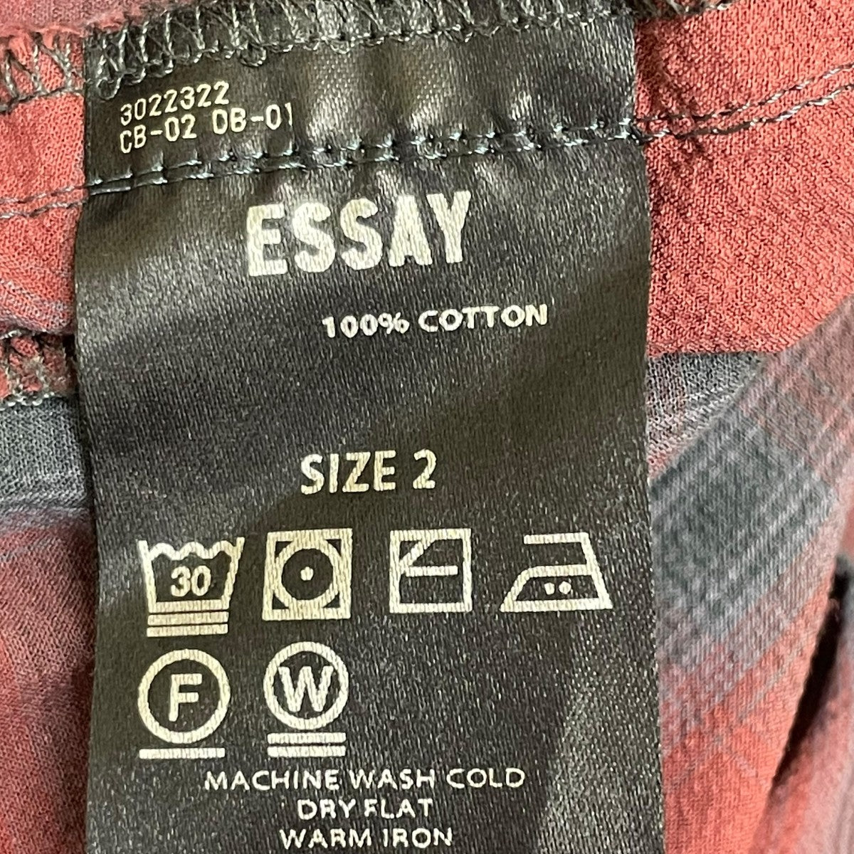 Essay SH-2 DRAPE SHIRT長袖シャツES16SH-02 古着・中古-5枚目のアイテム画像