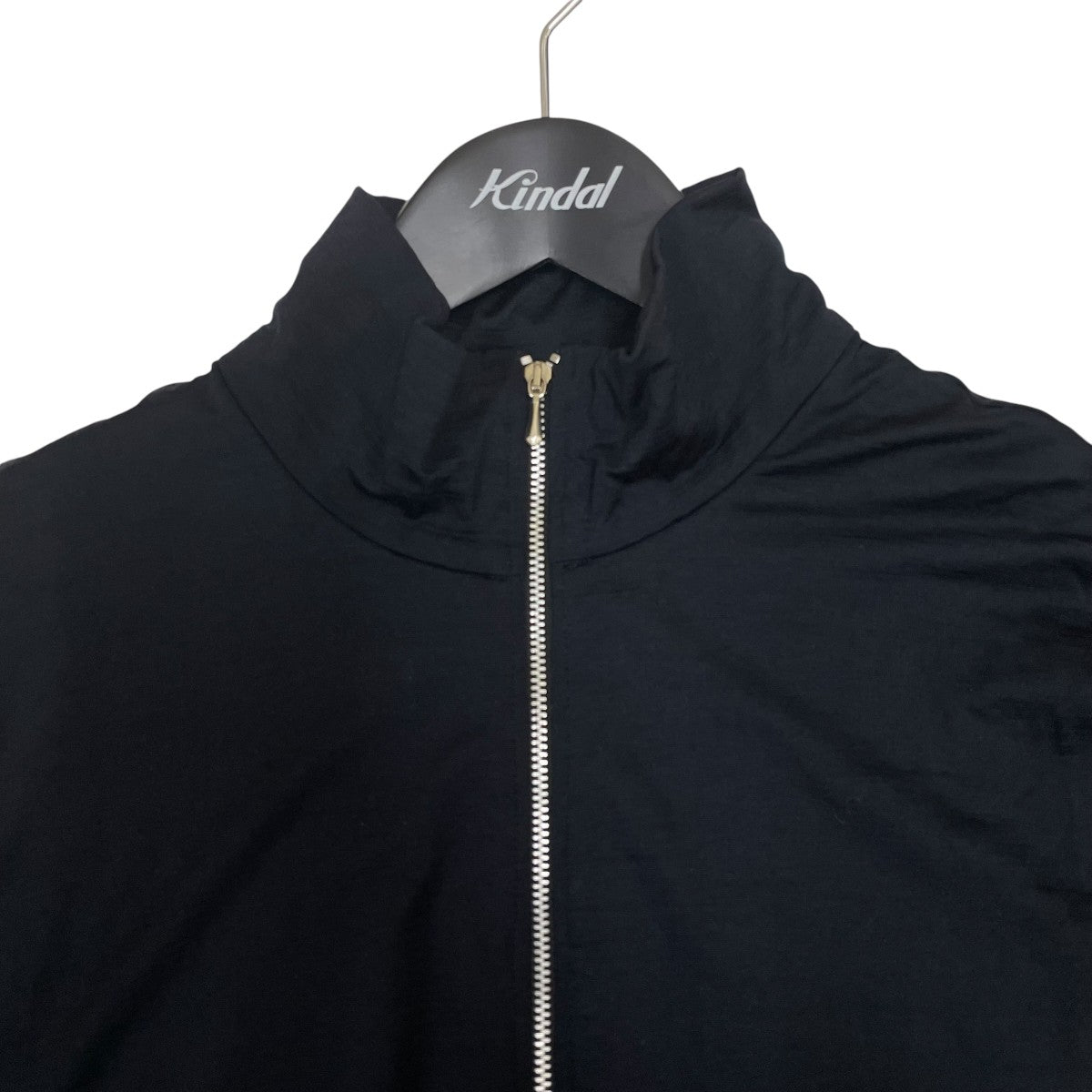 INTERIM EXTRA FINE MERINO WOOL JERSEY HIGH NECK HALF ZIP長袖カットソー 古着・中古-3枚目のアイテム画像