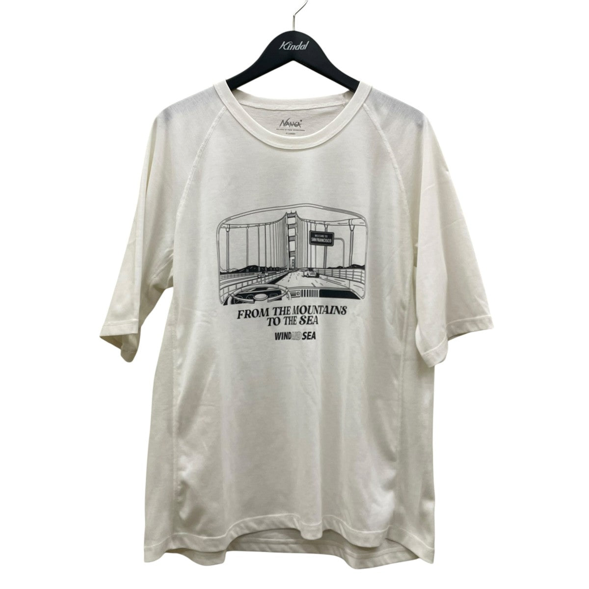 NANGA WIND AND SEA半袖TシャツOW2421-1G702-A 古着・中古-1枚目のアイテム画像