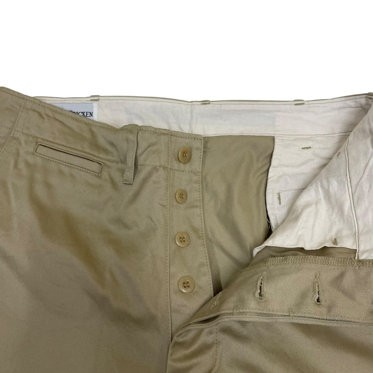 BARRY BRICKEN MILITARY CHINOパンツ 古着・中古-4枚目のアイテム画像