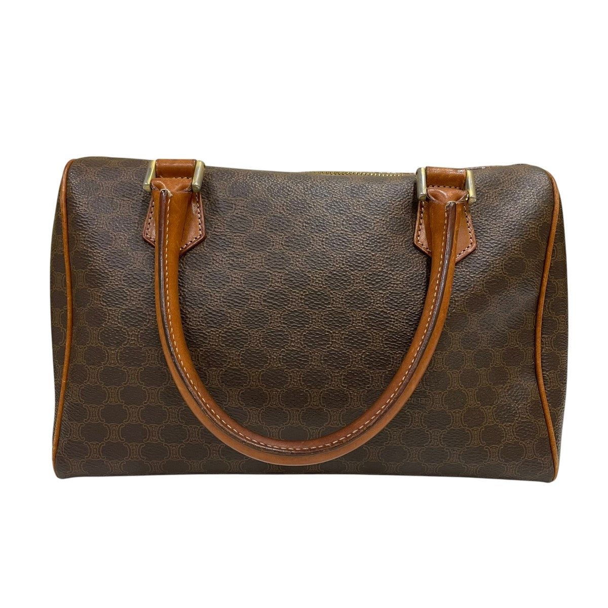 CELINE VINTAGE マカダム柄ミニボストンバッグM13 古着・中古-2枚目のアイテム画像