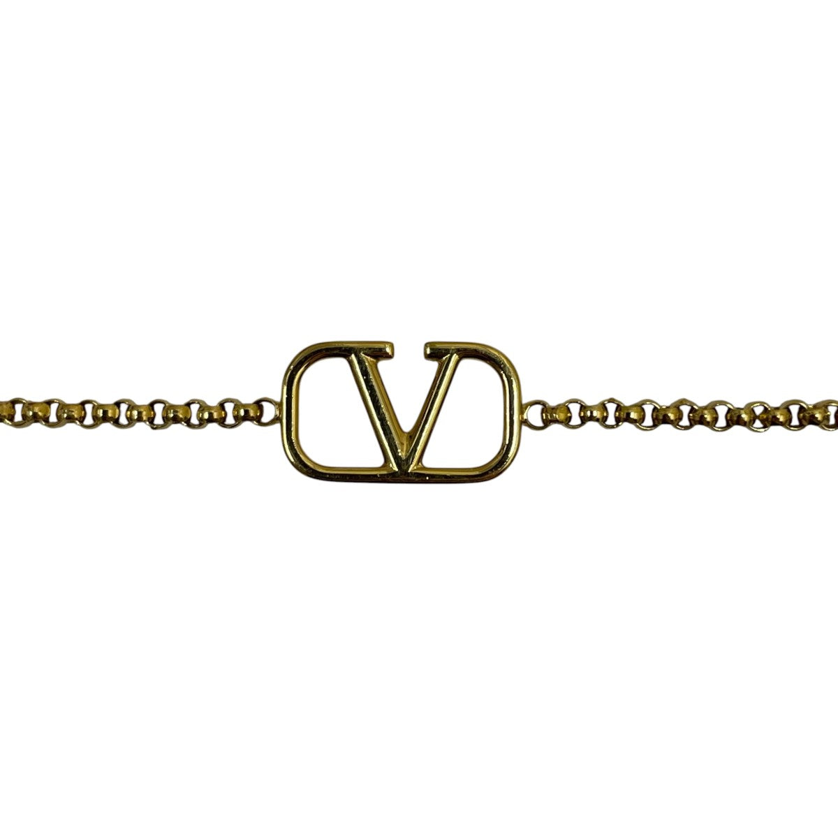VALENTINO Vロゴマーク シグネチャー メタル ブレスレット 古着・中古-3枚目のアイテム画像