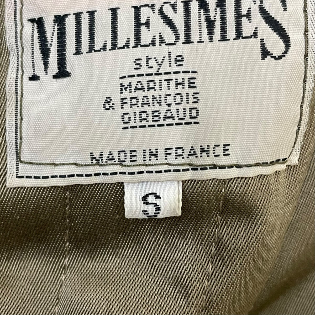 MILLESIMES 裏地ダウン レザージャケット 古着・中古-5枚目のアイテム画像