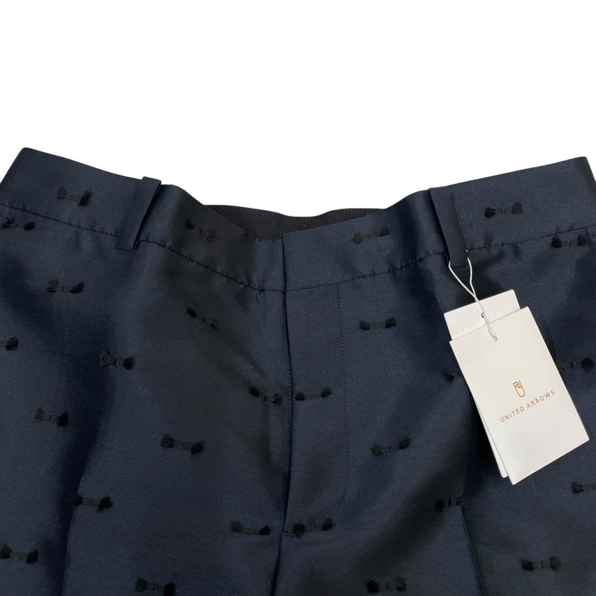 UNITED ARROWS リボン カットジャガード パンツパンツ1514-299-4785 古着・中古-3枚目のアイテム画像