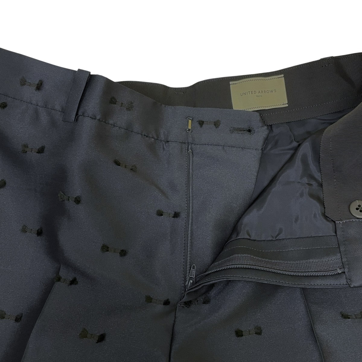 UNITED ARROWS リボン カットジャガード パンツパンツ1514-299-4785 古着・中古-4枚目のアイテム画像