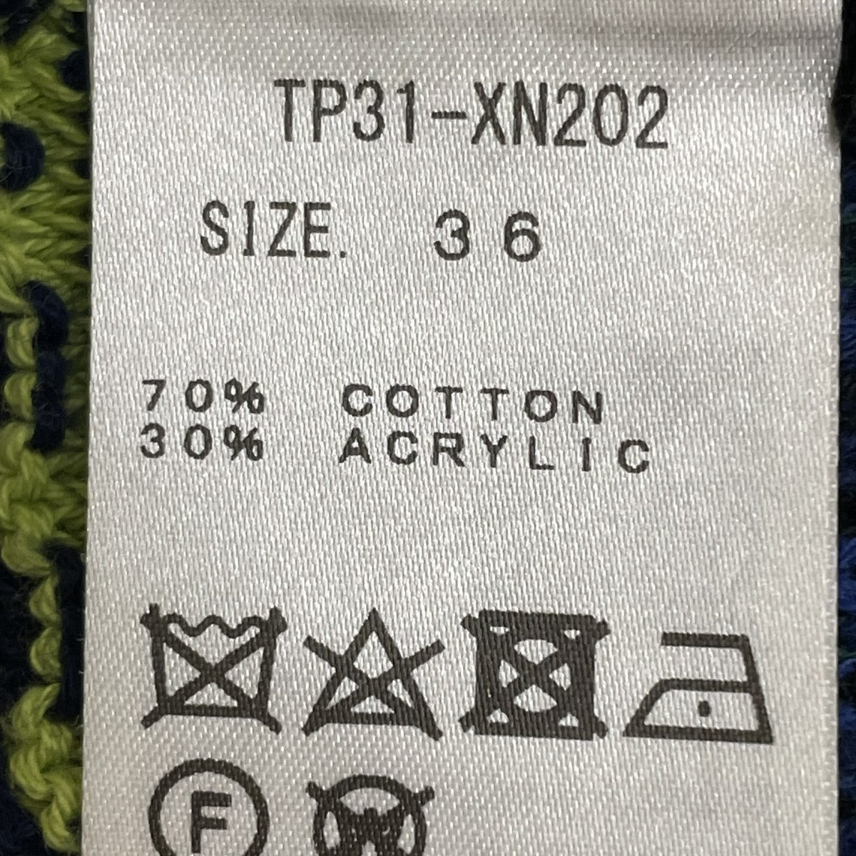 JACQUARD KNIT PULLOVERニットTP31-XN202