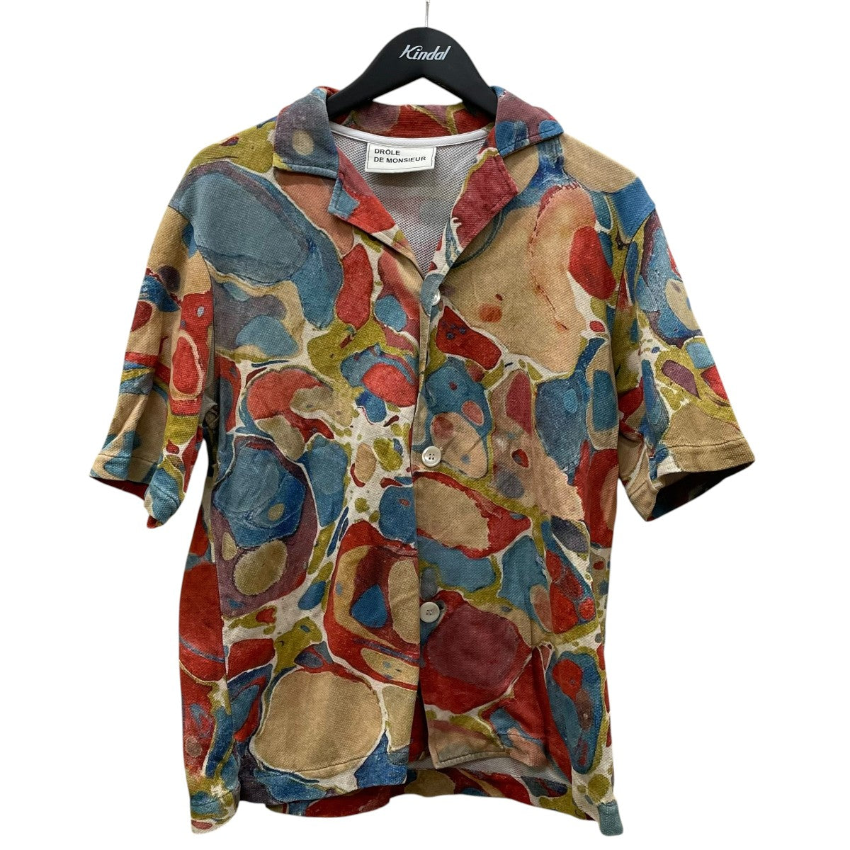 MARBLED SHIRT半袖シャツ