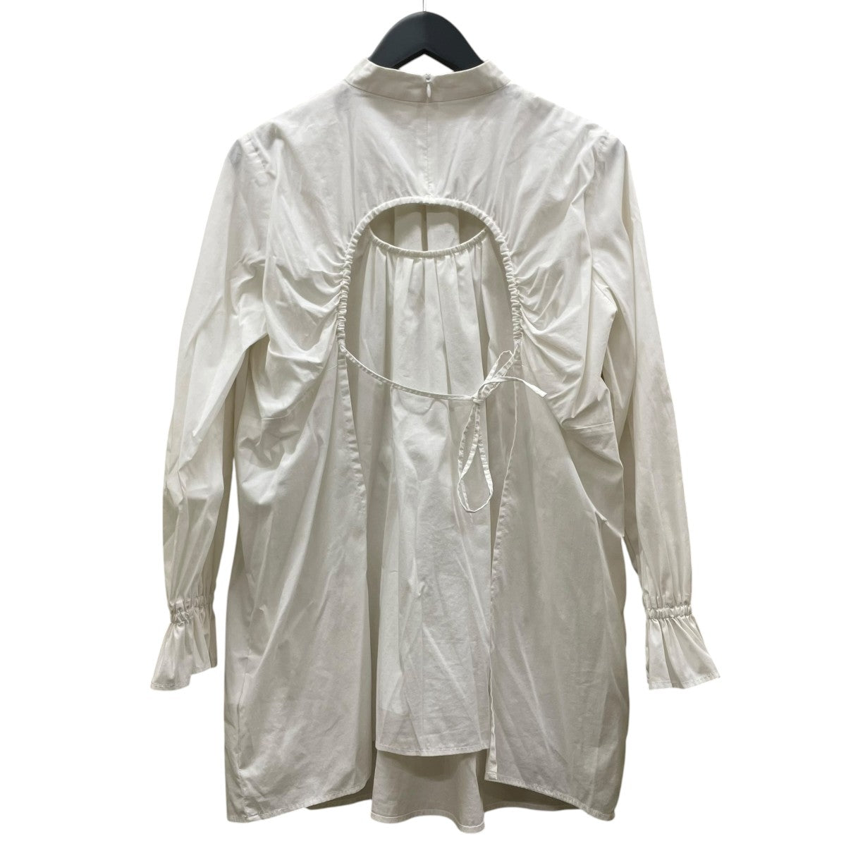 AMERI BACK ARCH BLOUSEバックオープンシャツ 長袖ブラウス02120441080 古着・中古-2枚目のアイテム画像
