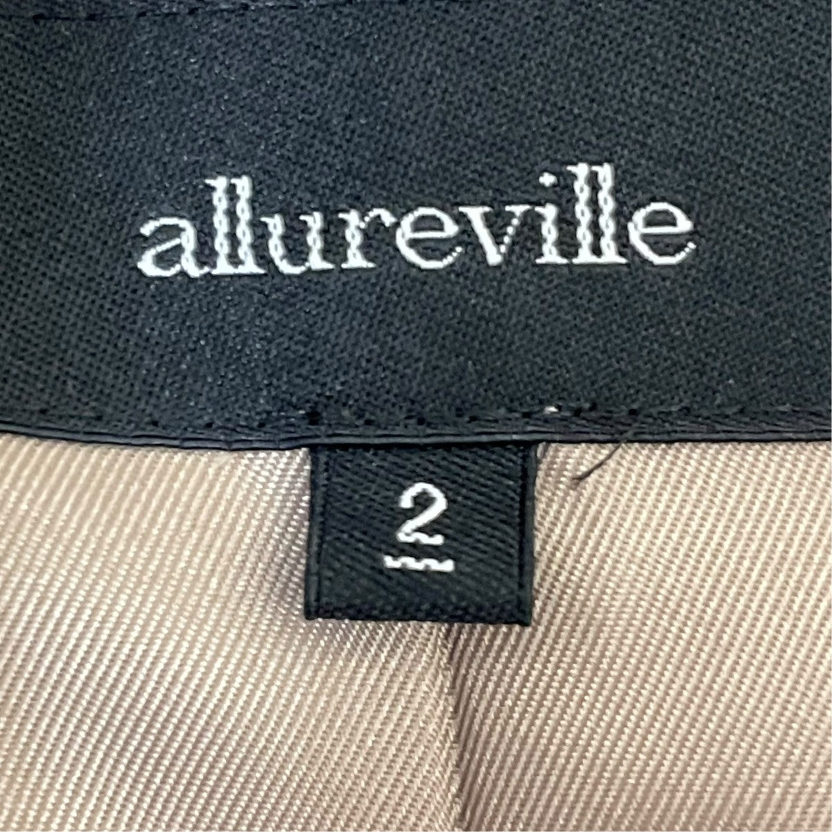 allureville フェイクファージャケットノーカラージャケット201426-10-010-24-020 古着・中古-5枚目のアイテム画像