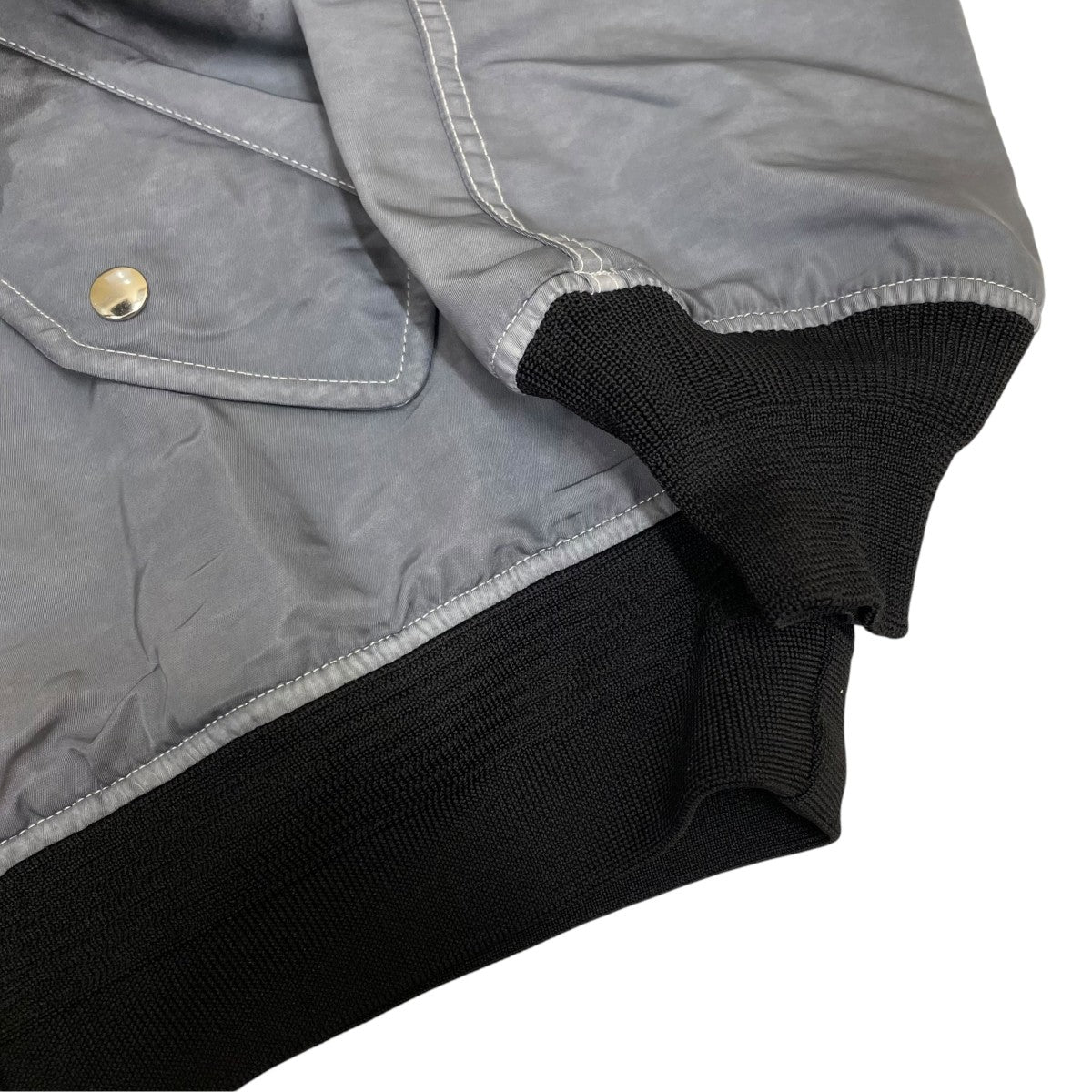 NOMA t．d． garment-dyed cotton-twill bomber jacket MA-1MA-1ジャケットN37 JK01 古着・中古-4枚目のアイテム画像