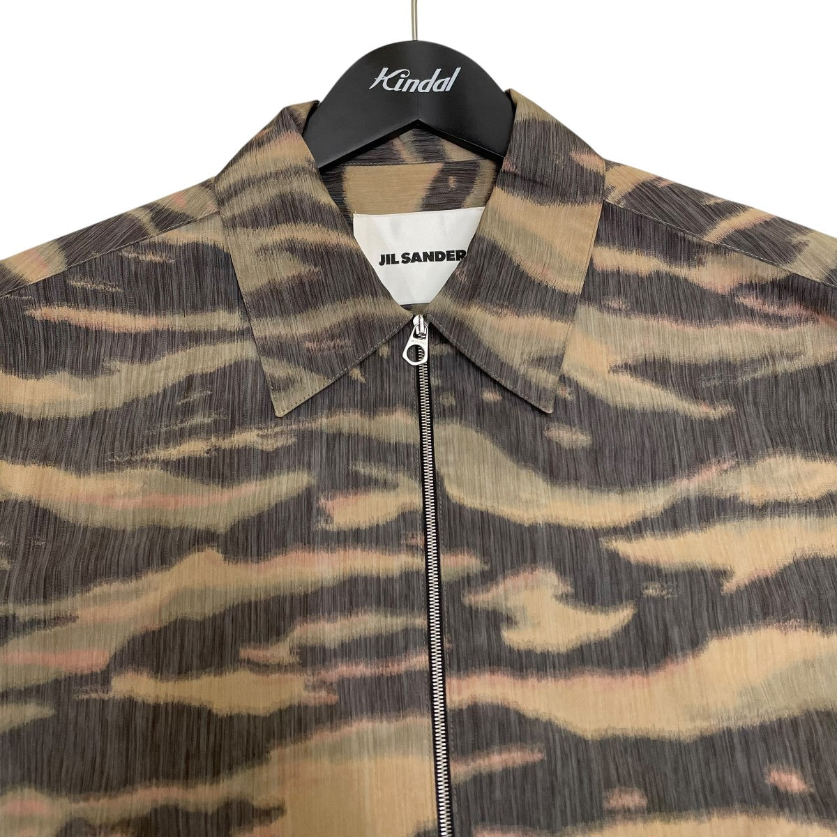 JIL SANDER ナイロンツイル ジップ シャツジャケットジップジャケットJ22DL0301 古着・中古-3枚目のアイテム画像