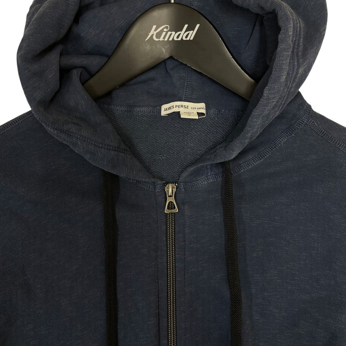 JAMES PERSE バックパイル スエットジップアップパーカーコットン ジップアップパーカー18 03 35 03610 古着・中古-3枚目のアイテム画像