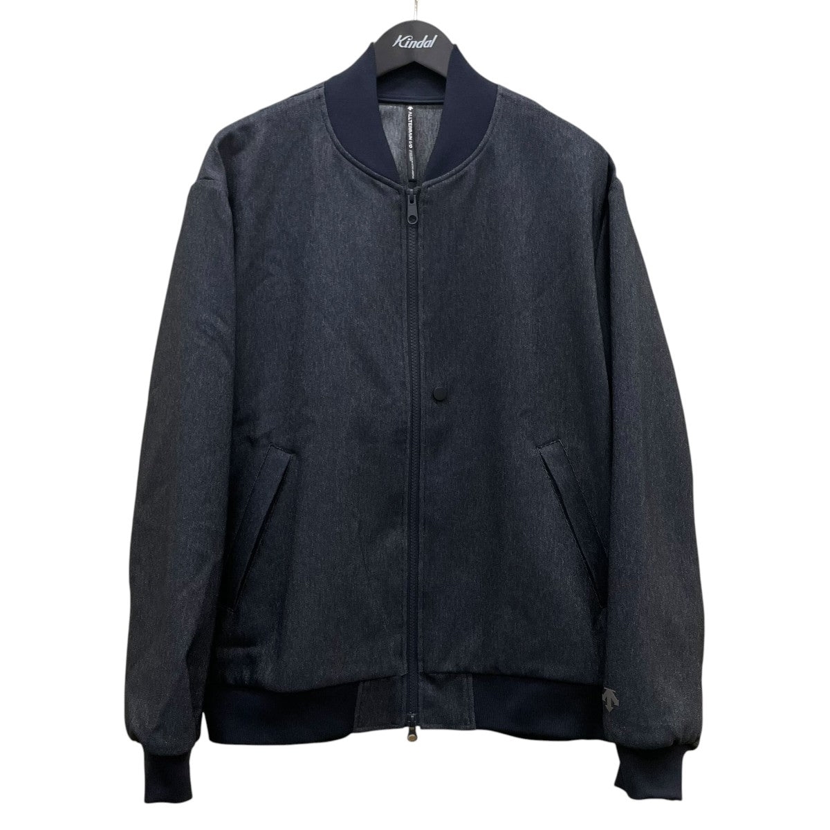 MUNSING WEAR デニム ポリエステル トラックジャケット MA-1ジャケットDU6SJK15M 古着・中古-1枚目のアイテム画像