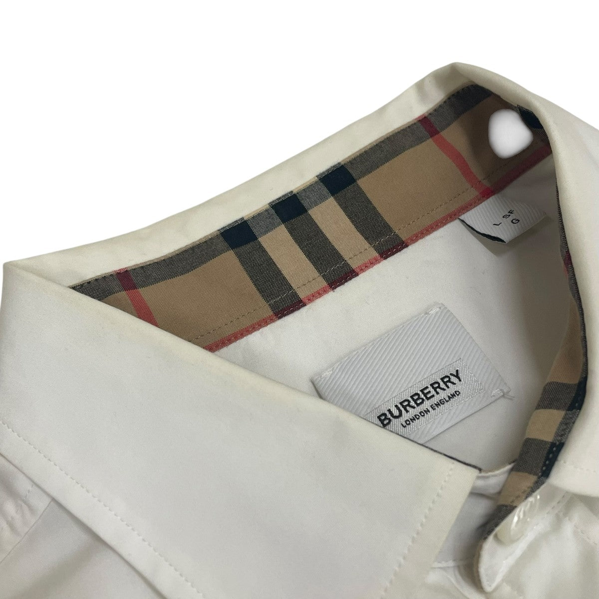 SHERWOODモノグラムモチーフ ストレッチコットン ポプリンシャツ ブラウス8032308