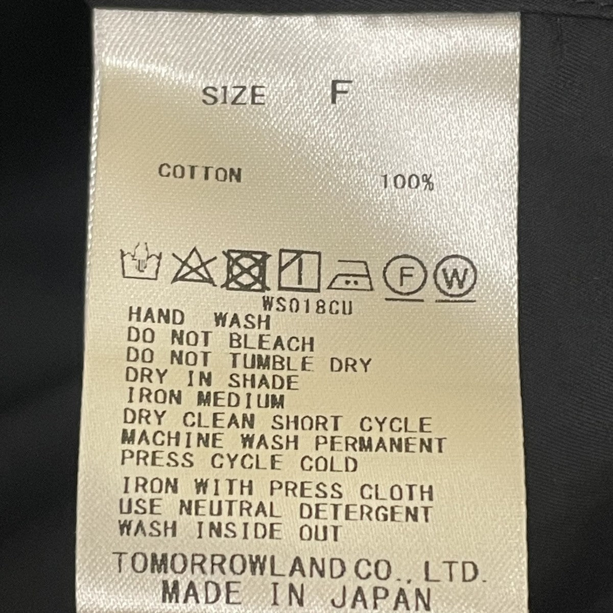 23AWコットンツイル スカーフシャツ長袖シャツ23013401204