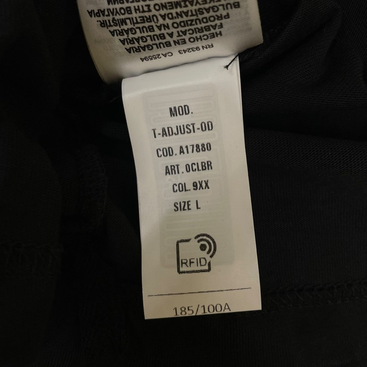 DIESEL T-shirt with metallic Oval D半袖Tシャツ コットンTシャツA17880 古着・中古-5枚目のアイテム画像
