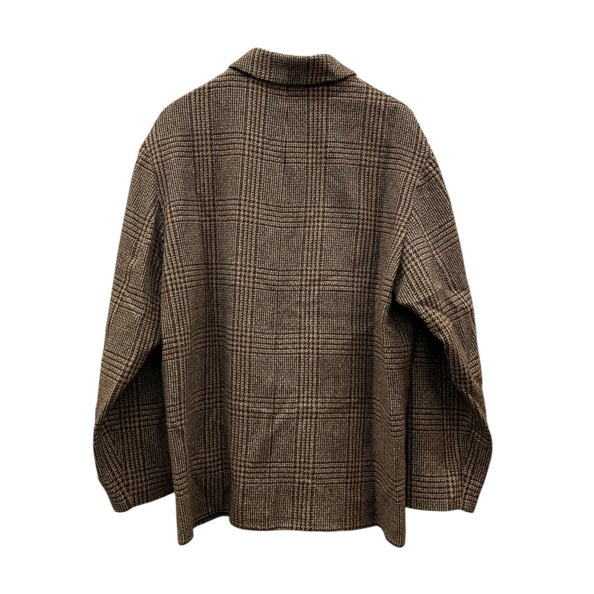 ATON SILK TWEED SHIRT JACKETジャケット7110488 古着・中古-2枚目のアイテム画像