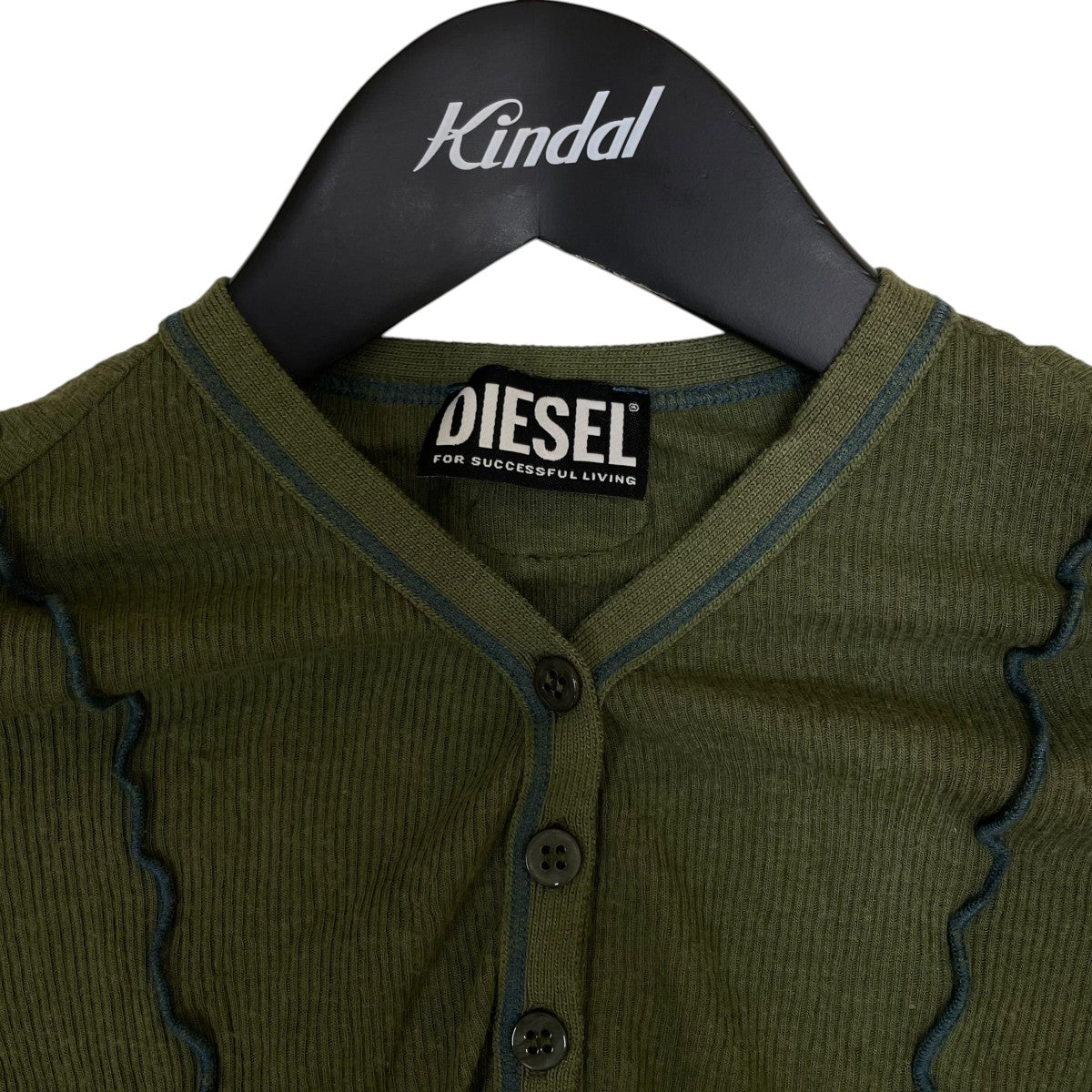 DIESEL T RIBYLE OPENショート丈 カーディガンA06185 古着・中古-3枚目のアイテム画像