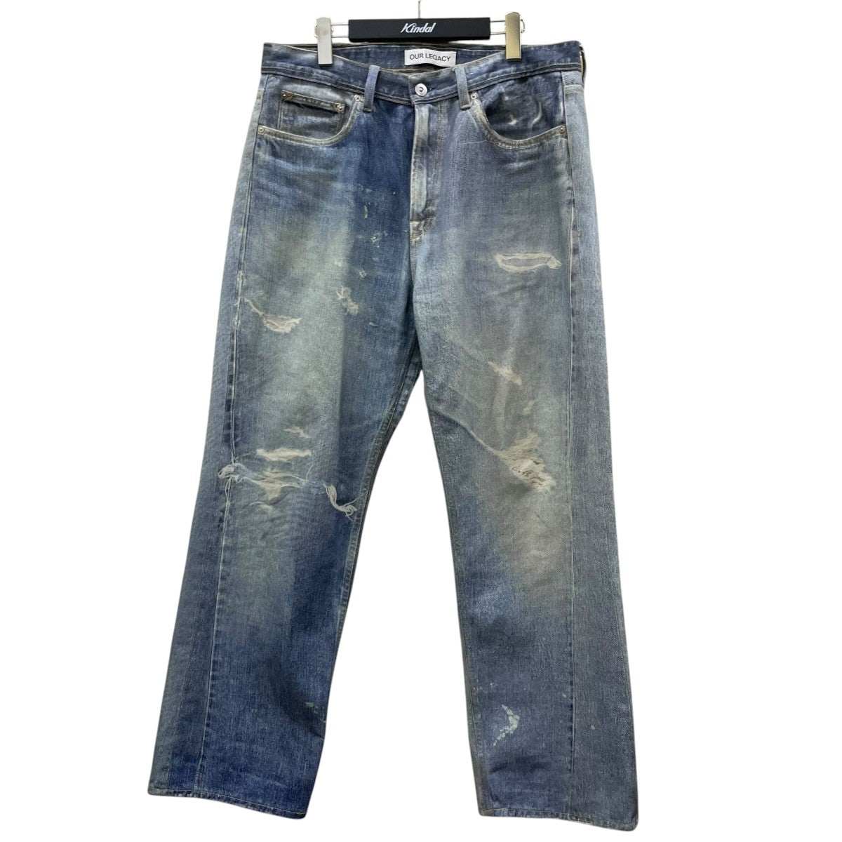 パンツ OUR LEGACY THIRD CUT M4205TDD OUR LEGACY(アワーレガシー) THIRD CUTダメージ加工プリント デニム