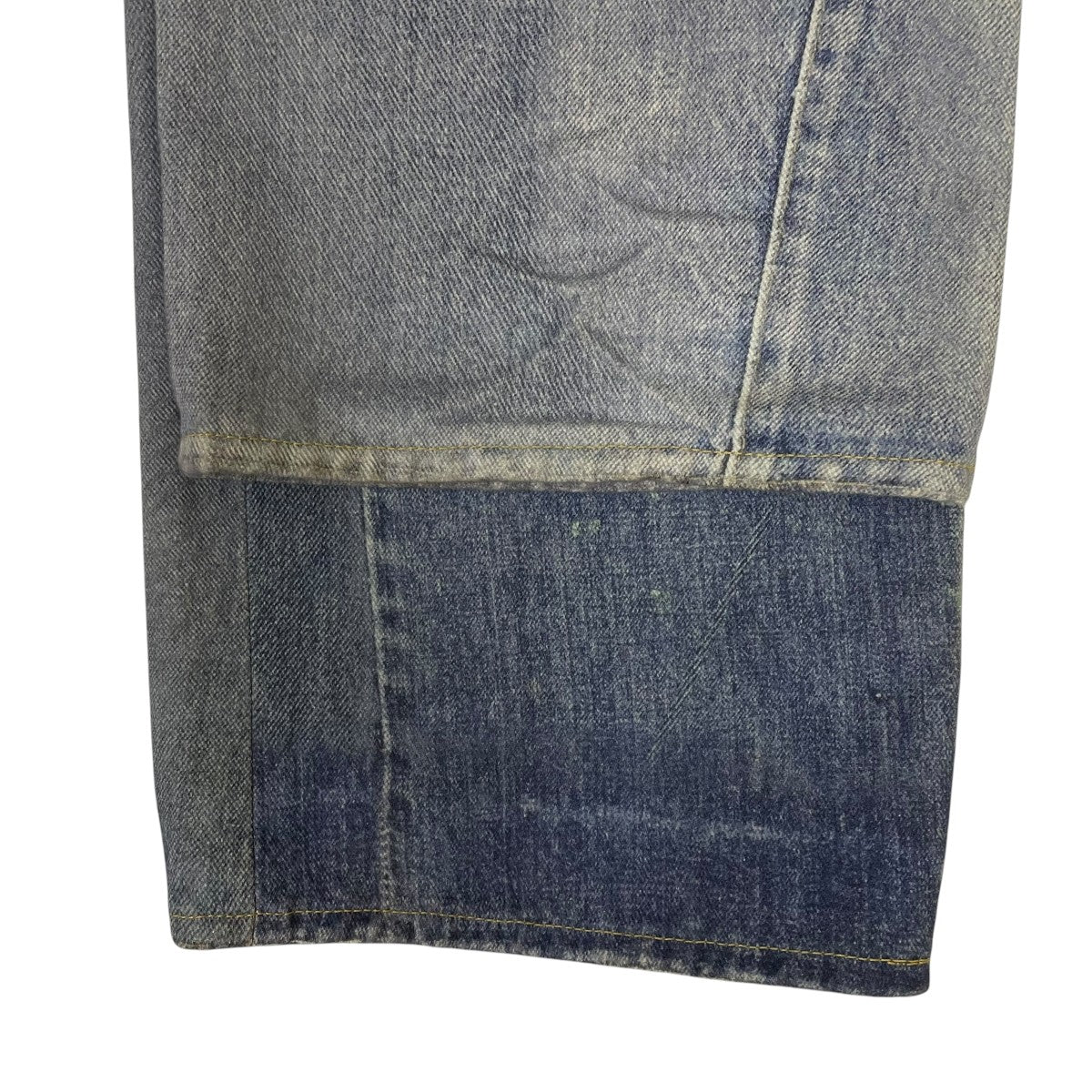 OUR LEGACY THIRD CUTダメージ加工プリント デニムパンツ ワイドパンツM4205TDD 古着・中古-5枚目のアイテム画像