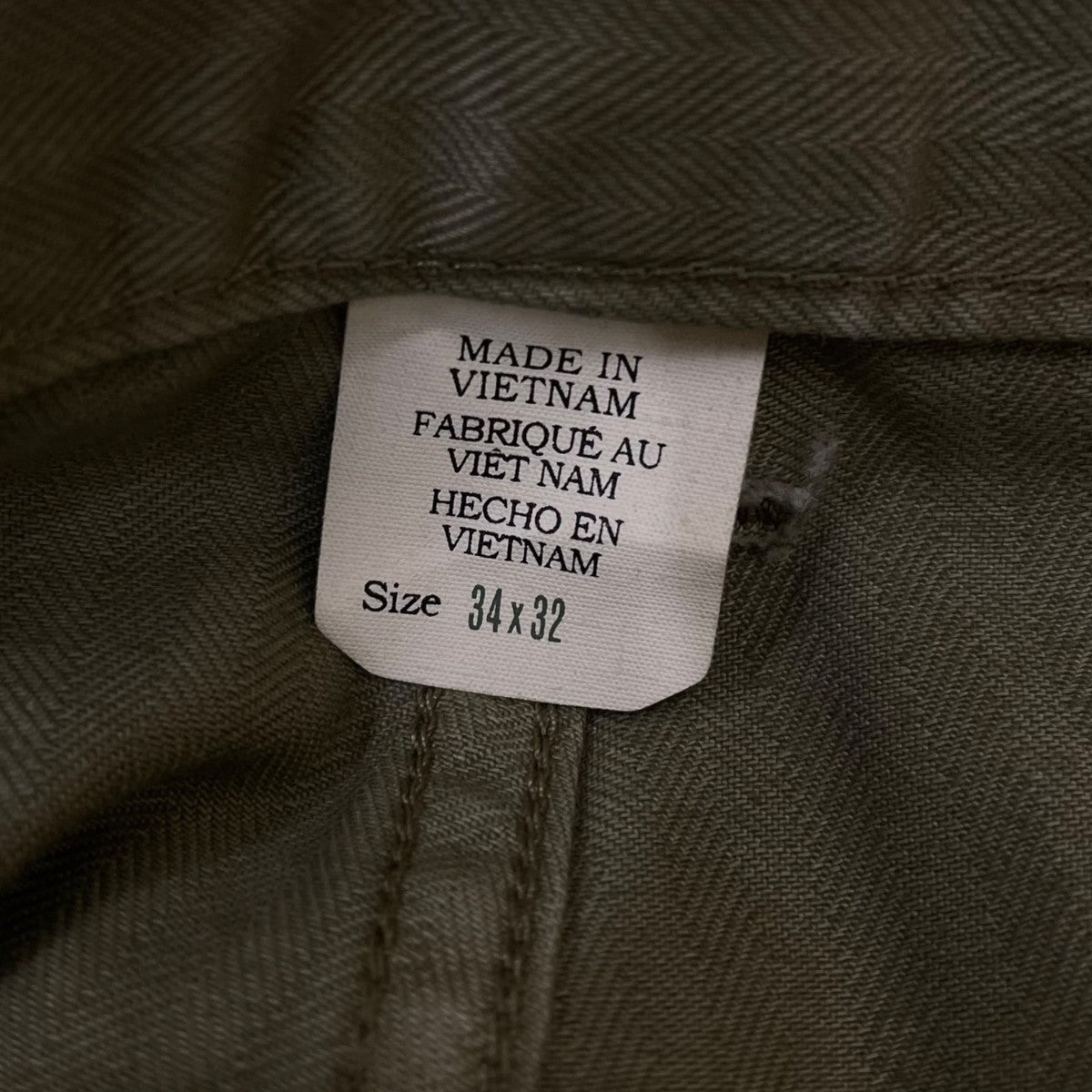 RRL 13 STAR HBT BAKER PANTSコットン ベイカーパンツ ワークパンツ 古着・中古-6枚目のアイテム画像