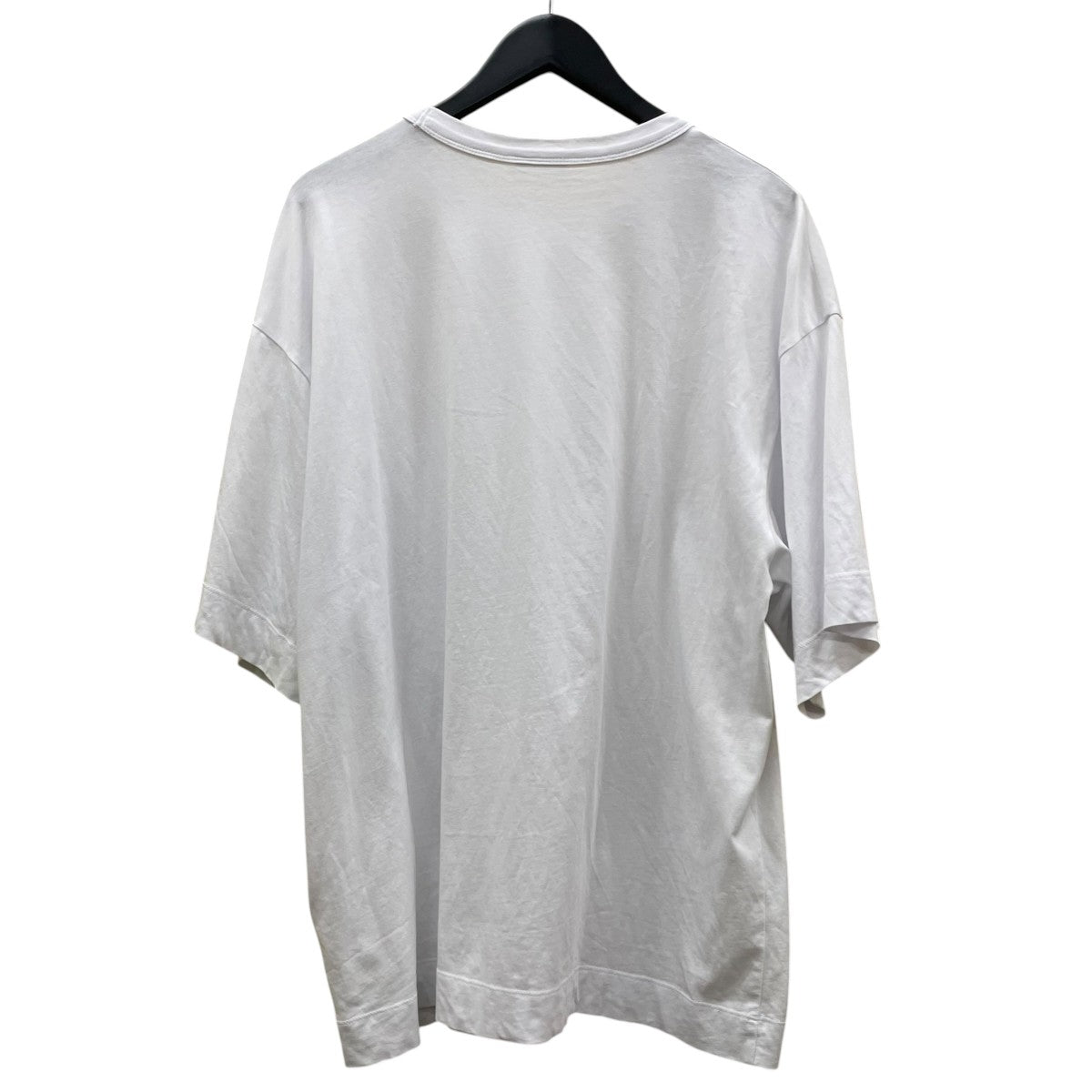 DRIES VAN NOTEN M．K．SS．T-SHIRT WHITE無地 半袖Tシャツ コットンTシャツ 古着・中古-2枚目のアイテム画像