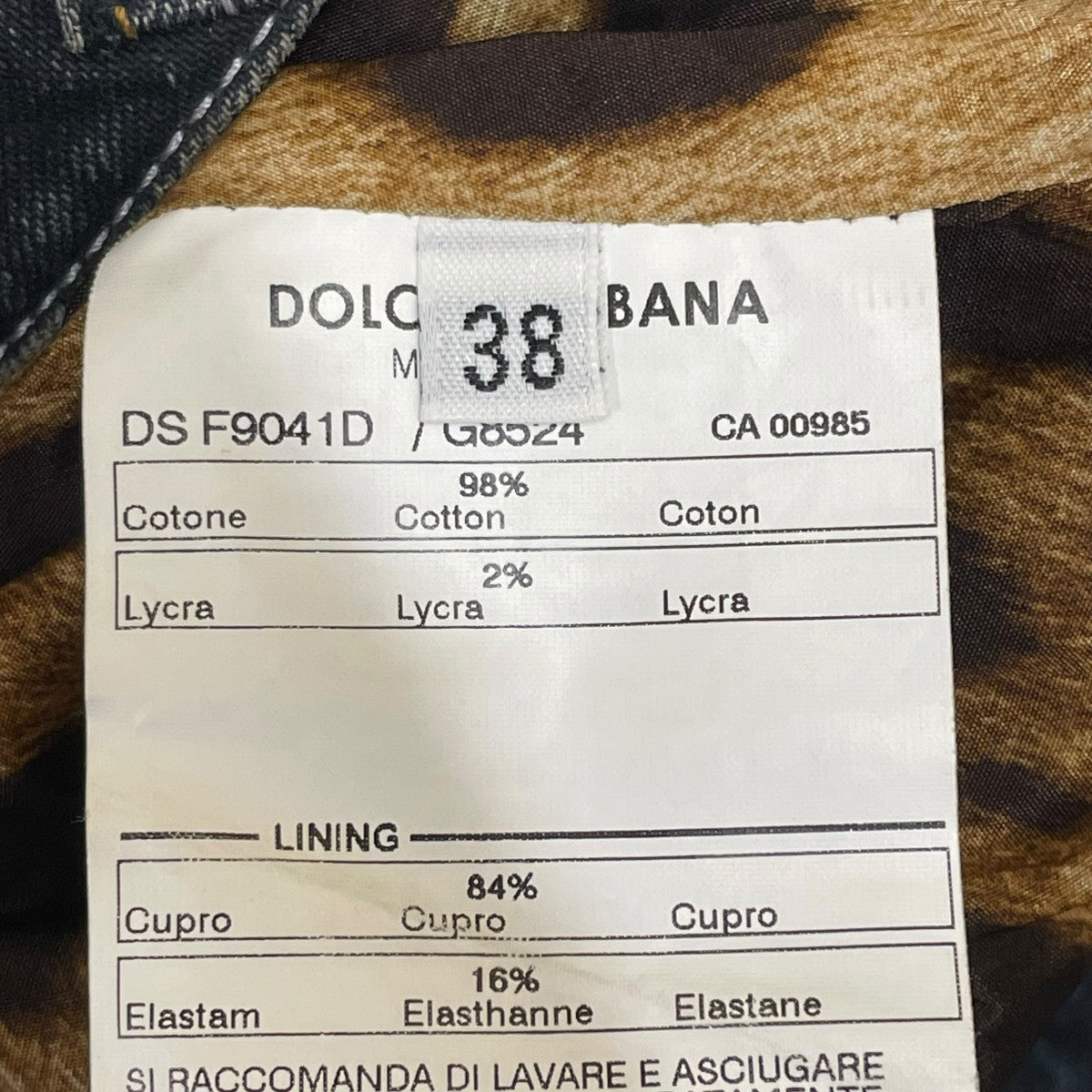 DOLCE ＆ GABBANA デニムジャケットDS F9041D 古着・中古-5枚目のアイテム画像