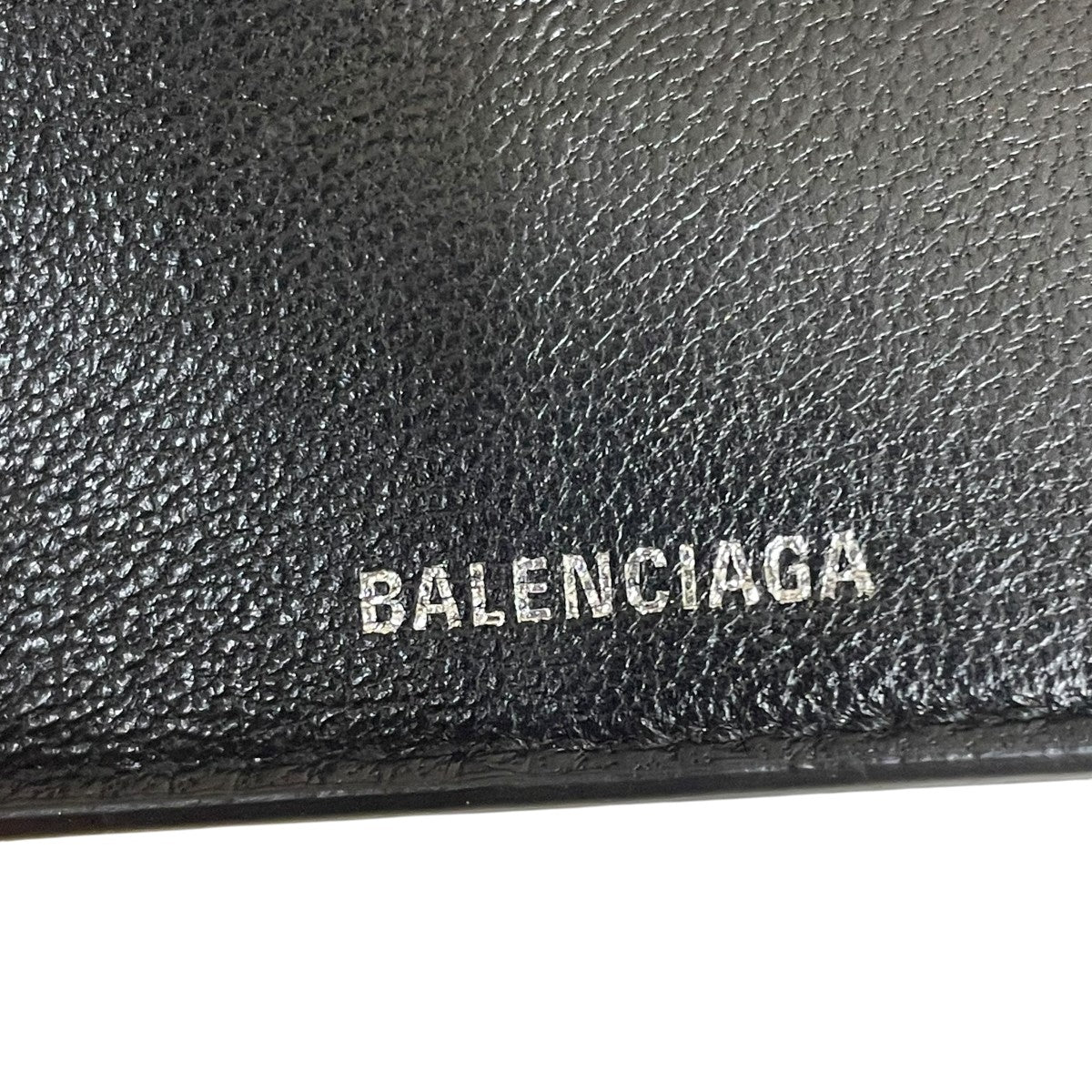 BALENCIAGA 製造番号 刻印薄れコンパクトウォレット593813 古着・中古-7枚目のアイテム画像