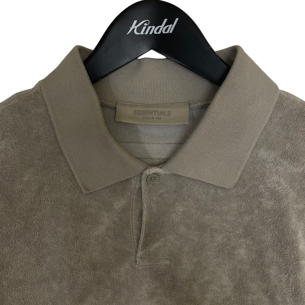 FOG ESSENTIALS 無地 オーバーサイズ ポロシャツ 古着・中古-3枚目のアイテム画像