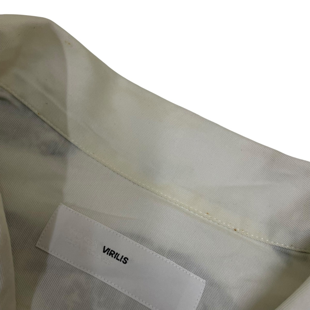 TOGA VIRILIS(トーガヴィリリース) Cupra cotton print shirtプリント