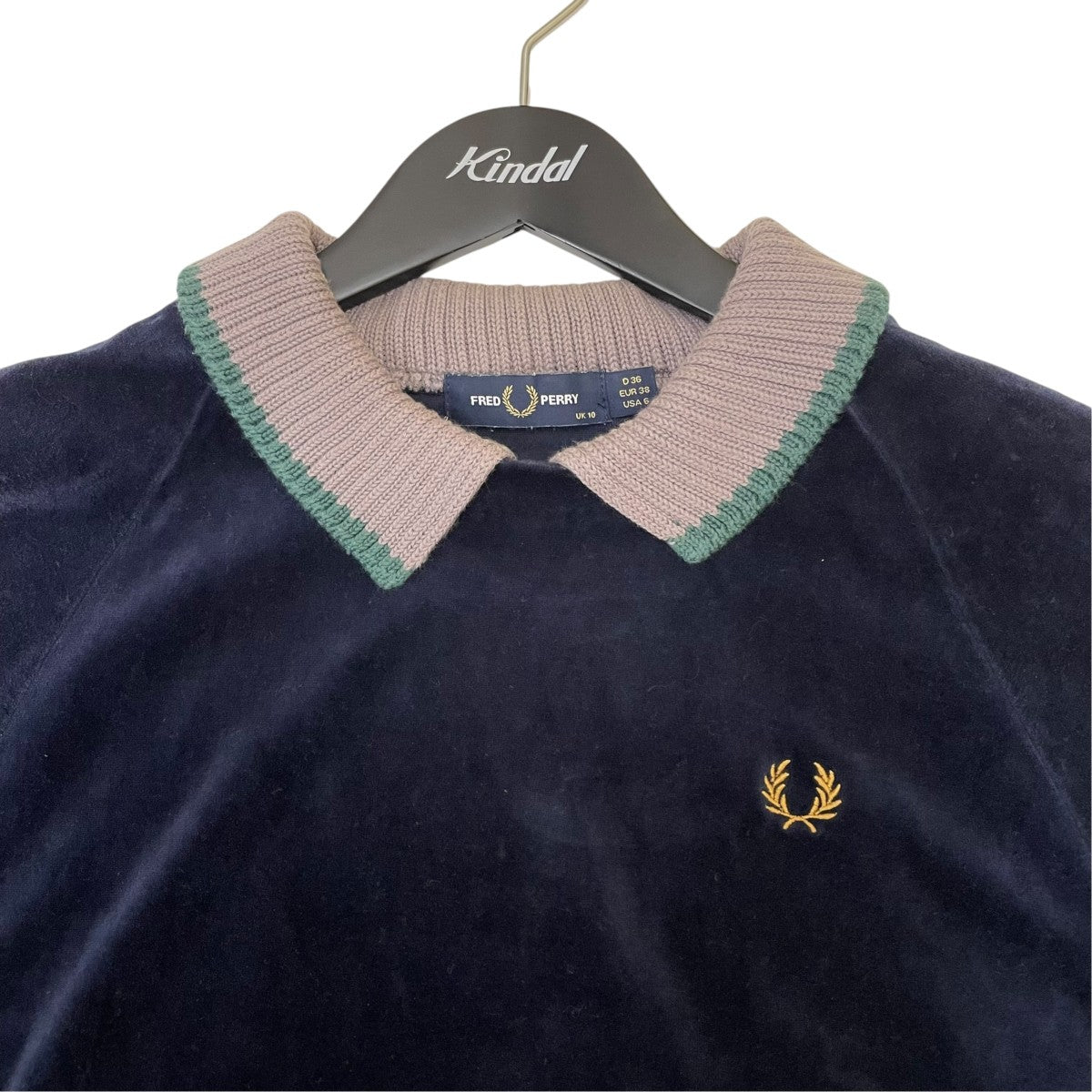 Velour TopドルマンスリーブベロアカットソーF5387