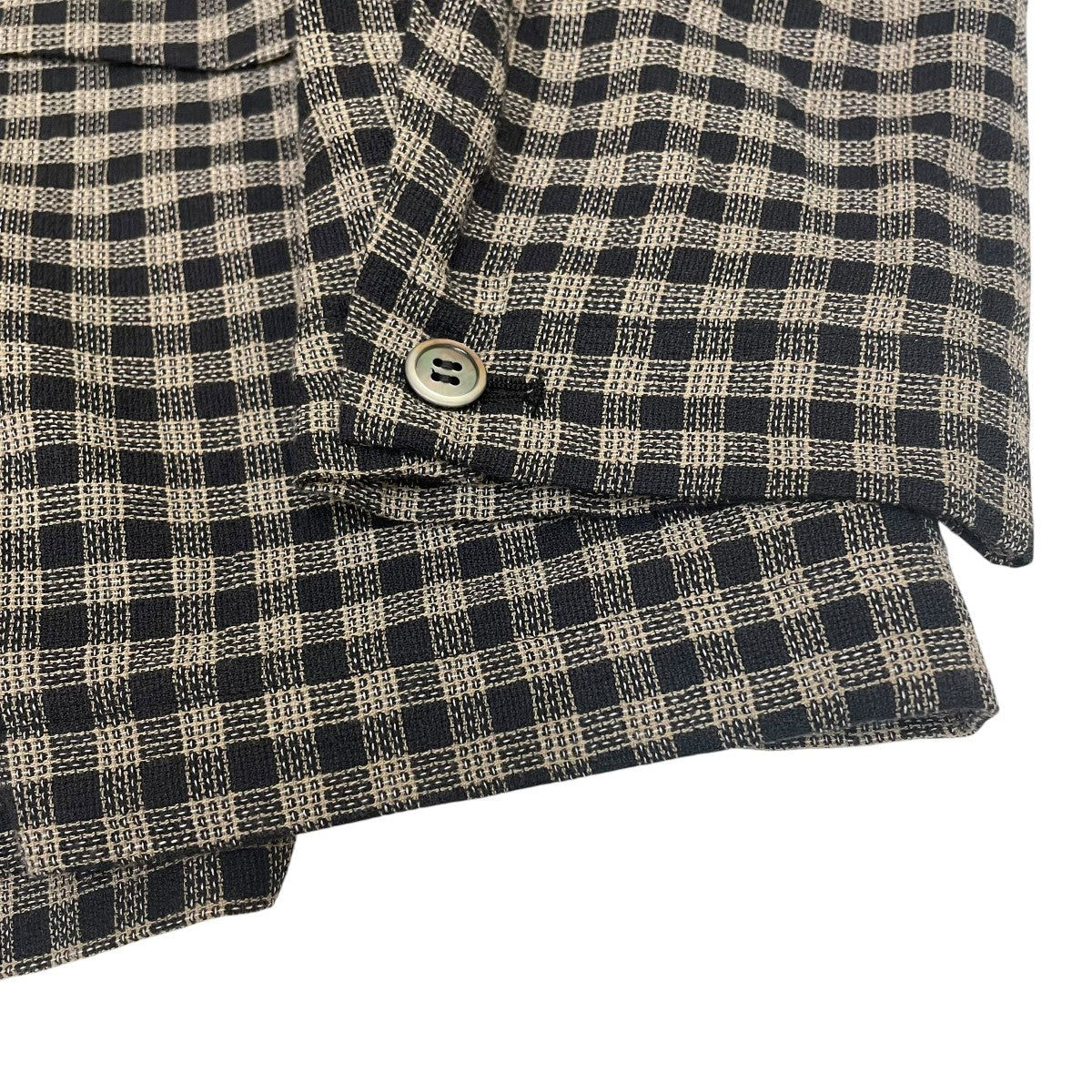 ERiKOKATORi 26SScheck cotton jacketジャケットEK12-1-3 古着・中古-4枚目のアイテム画像