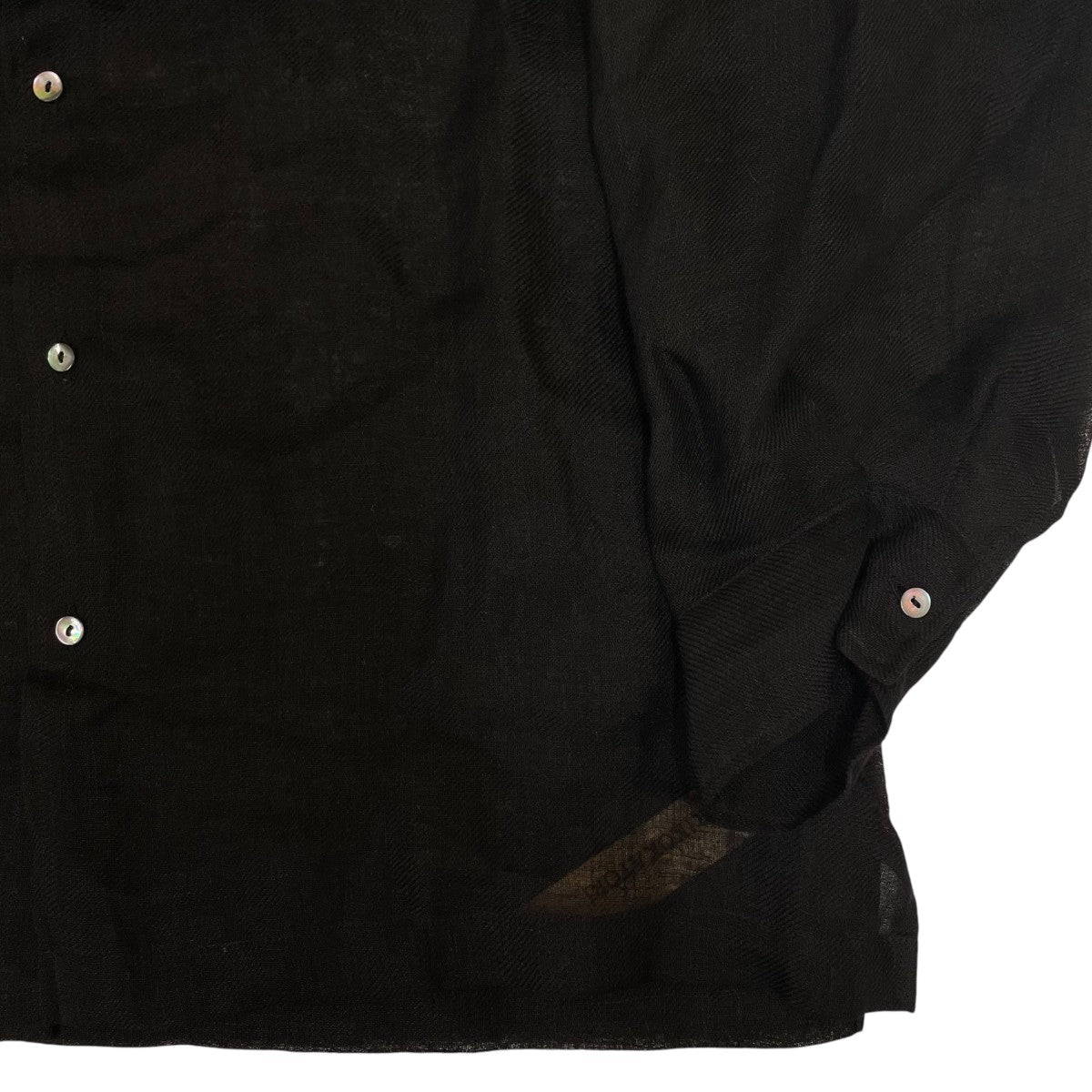 ERiKOKATORi(エリコ カトリ) linen gawze shirtsシアー 長袖シャツ