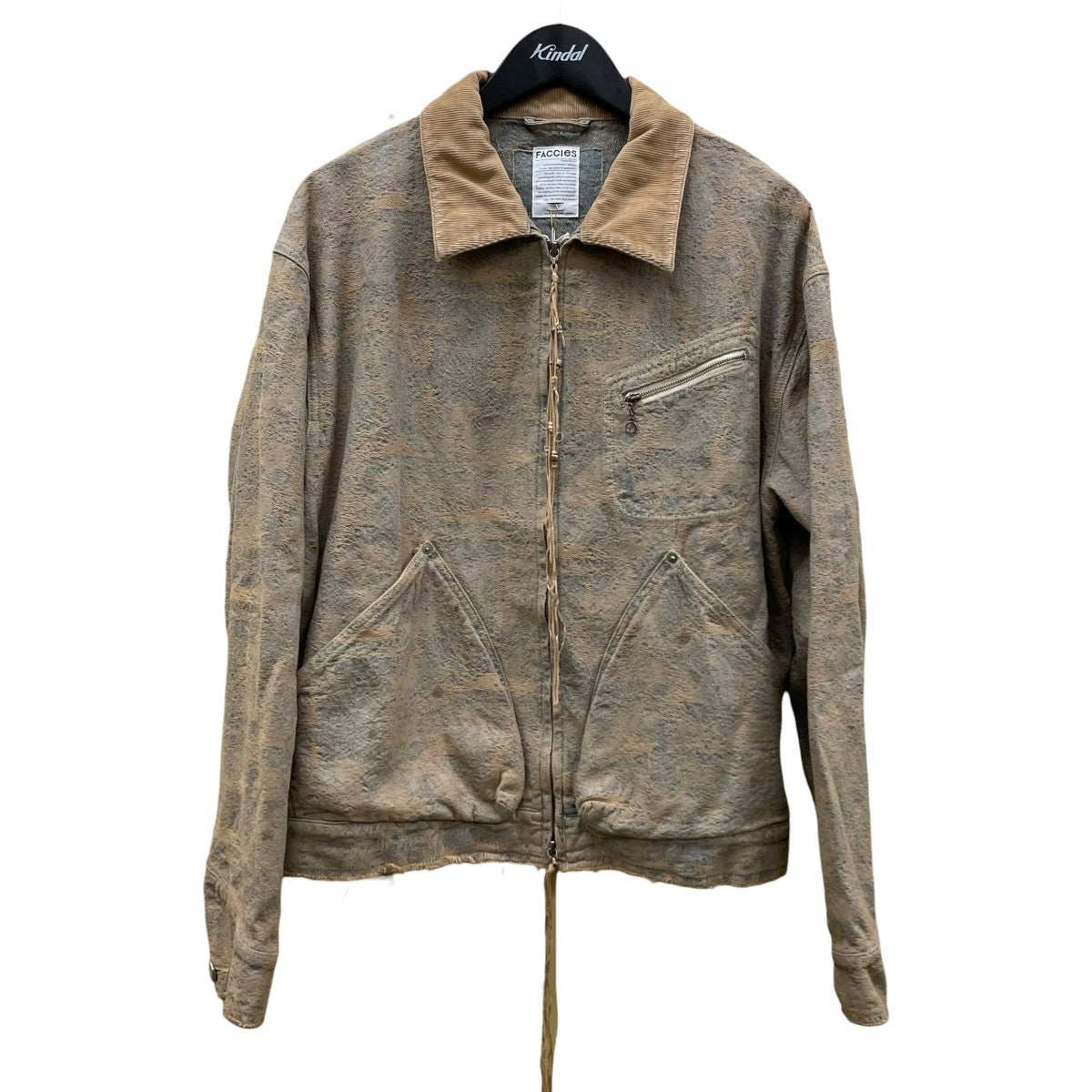 26SSJacquard Denim Work JacketデニムジャケットF26S03009-1