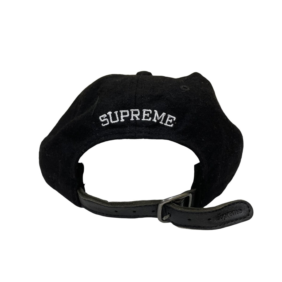 Supreme(シュプリーム) Boiled Wool S Logo 6-Panelキャップ ブラック