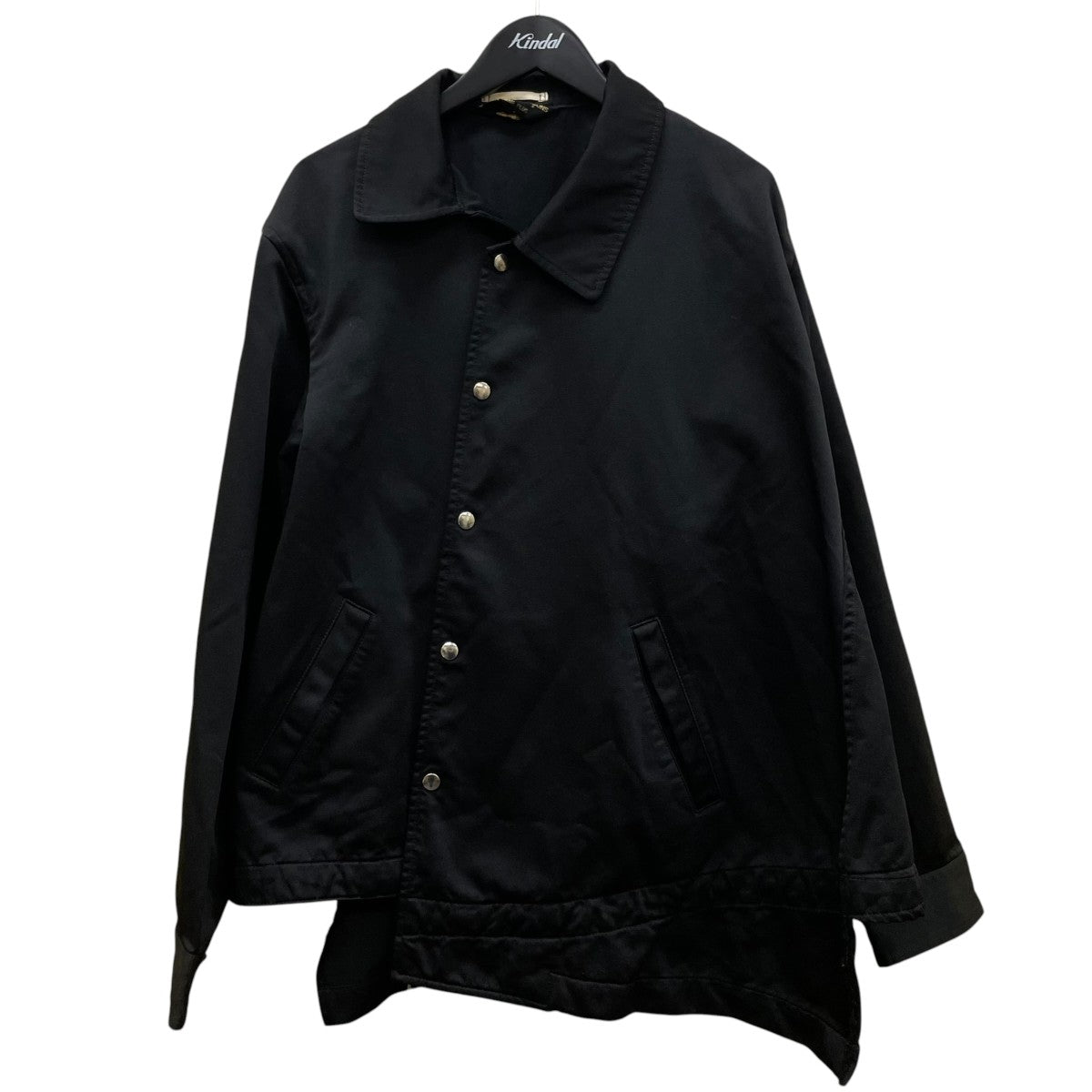 18AWWhite Shock期 Polyester Filled Twisted Coach Jacketアシンメトリージャケット コートPB J033