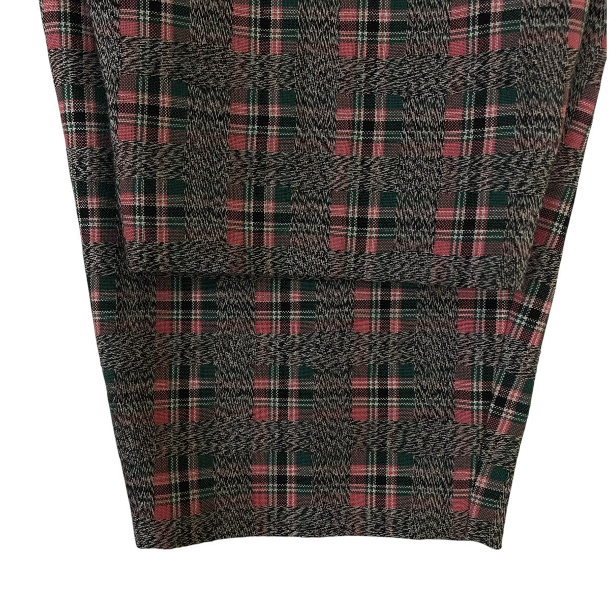COMME des GARCONS HOMME PLUS 20AWタータンチェック ワイドスラックスパンツチェック柄 ウールスラックス パンツPF P042 古着・中古-5枚目のアイテム画像