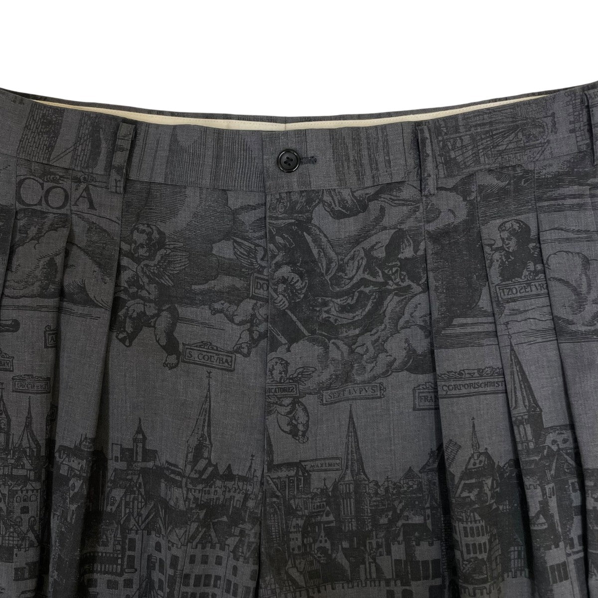 COMME des GARCONS HOMME PLUS Printed wide-leg shortsグラフィック プリント ワイドハーフパンツPE P016 古着・中古-3枚目のアイテム画像