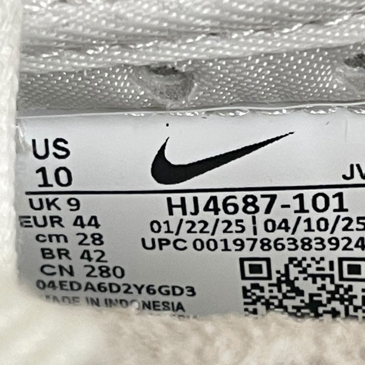NIKE Nike LD 1000 ’Summit White Black’スニーカーHJ4687 101 古着・中古-6枚目のアイテム画像