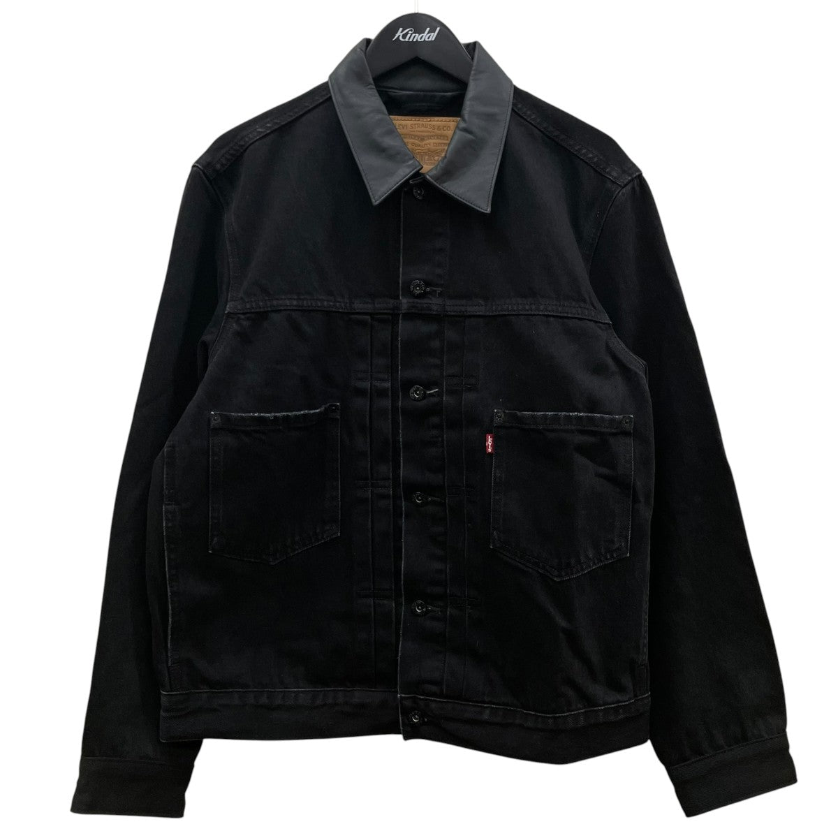 25AW襟レザー 2nd Type Tracker Jacketデニムジャケット007X7-0000